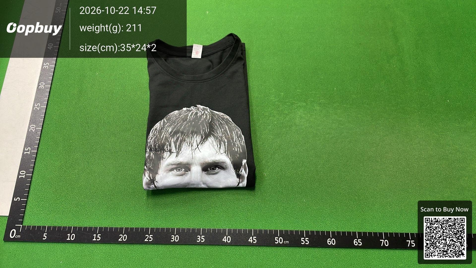 Foto QC 8 de Other Neymar Football Superstar Print T-shirt Khaki