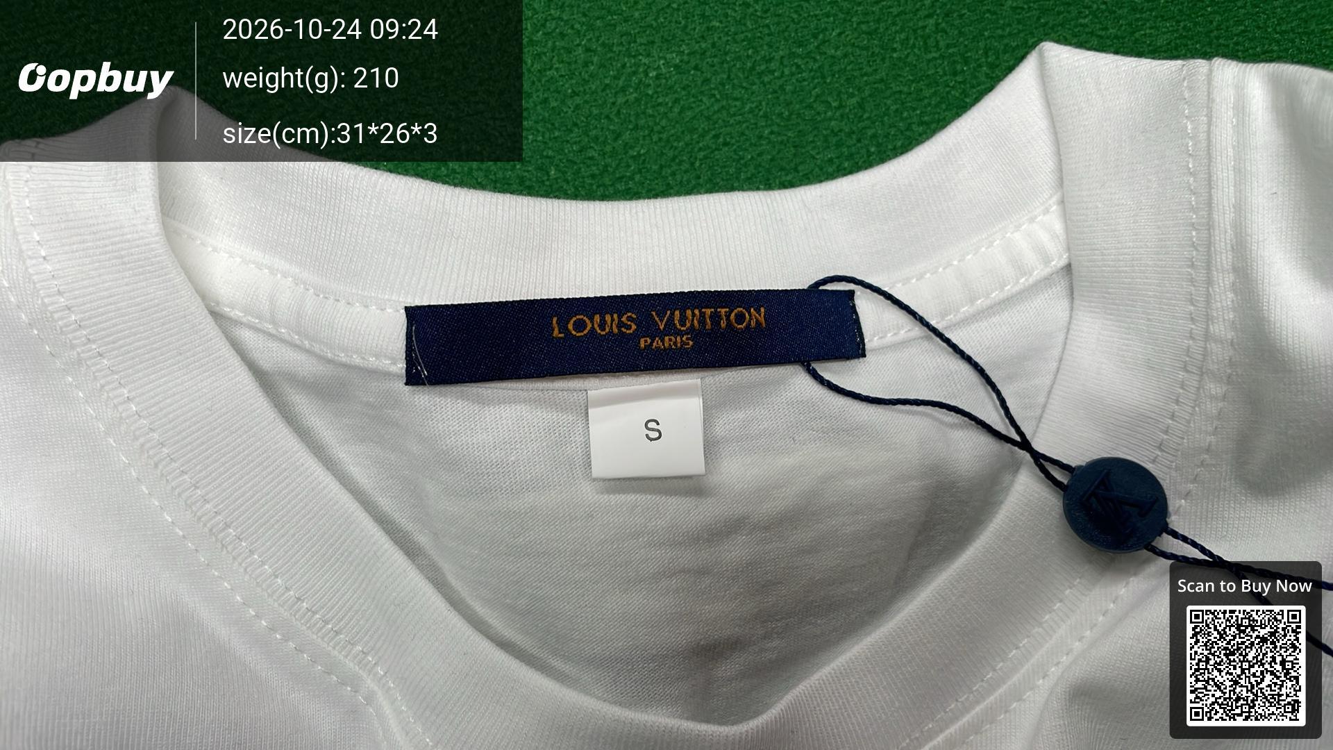 Foto QC 1 de Louis Vuitton T-shirt LV Since 1854 Graphic Black