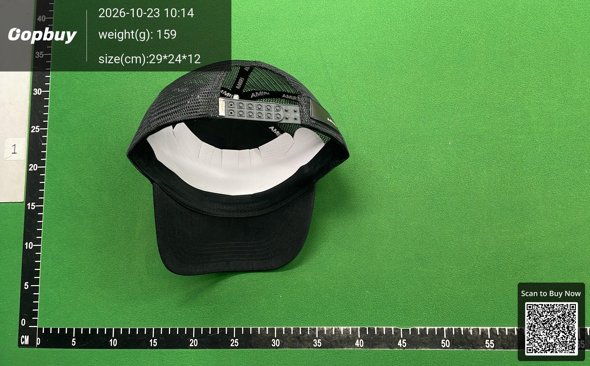 Foto QC 3 de Amiri Arts District Trucker Cap Black