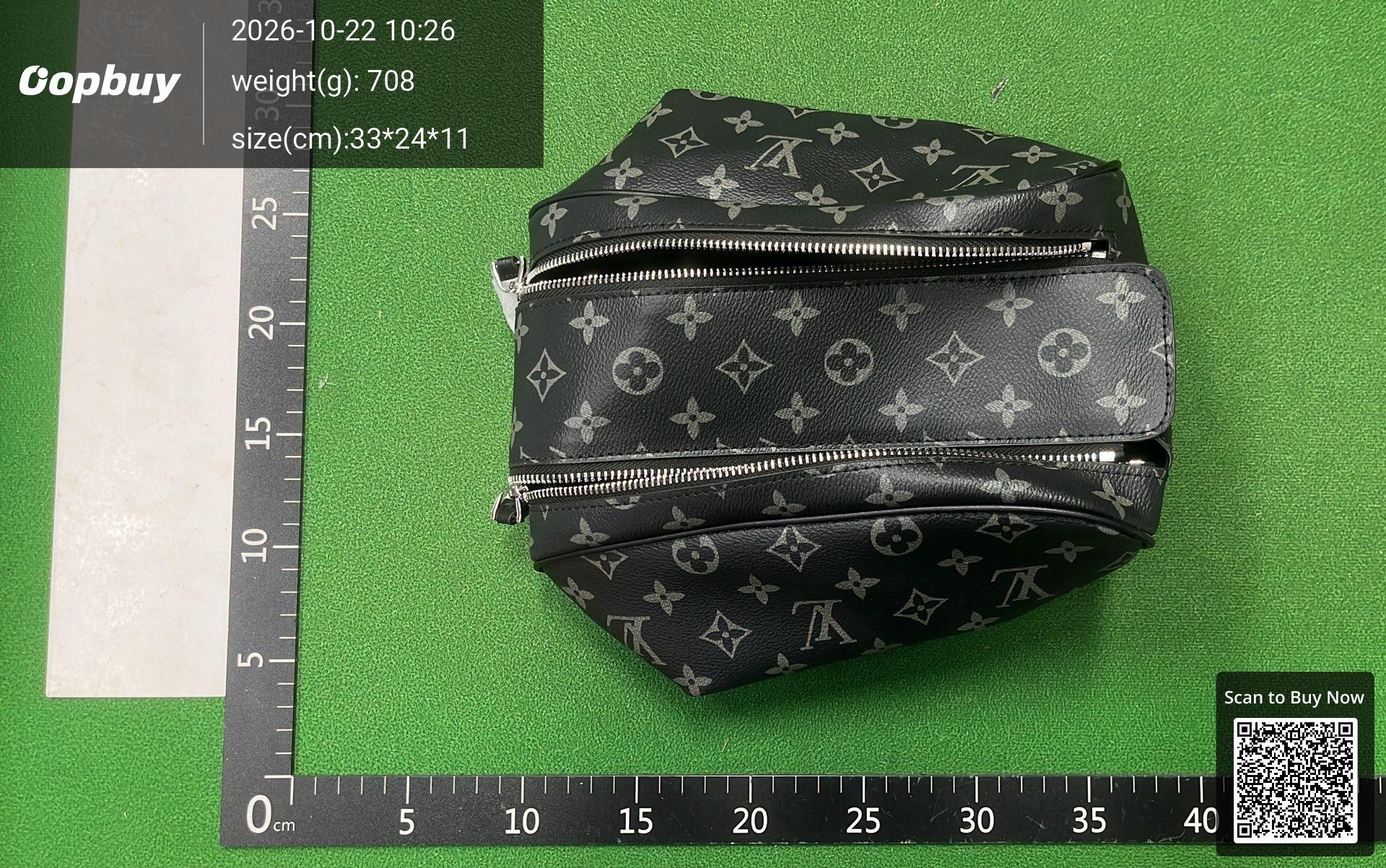 Foto QC 1 de Louis Vuitton Toiletry Bag 25 Damier Azur