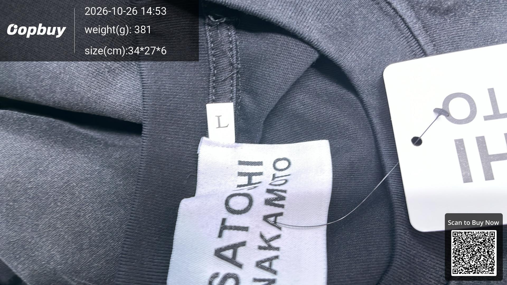 Foto QC 5 de Satoshi Nakamoto Star Studded Afterhood Hoodie Grey