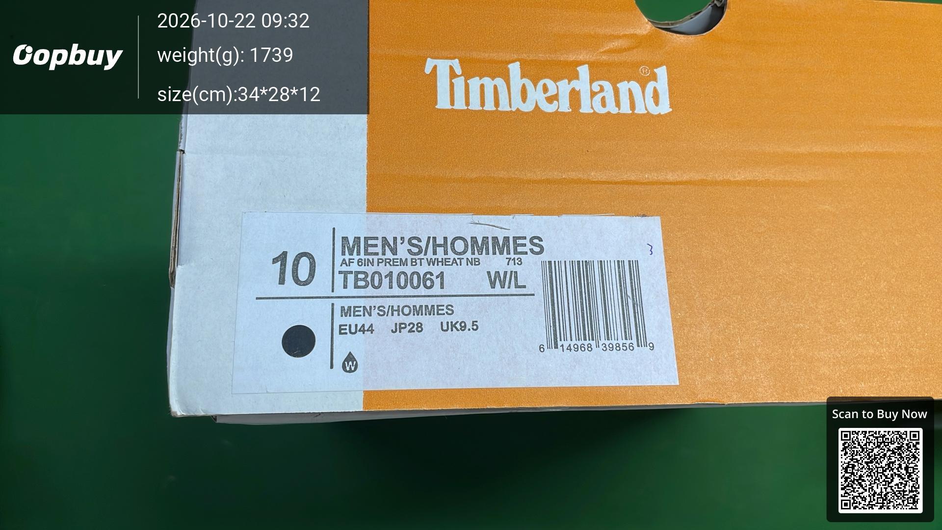 Foto QC 2 de Timberland 6-Inch Premium Boot Waterproof Nubuck Black