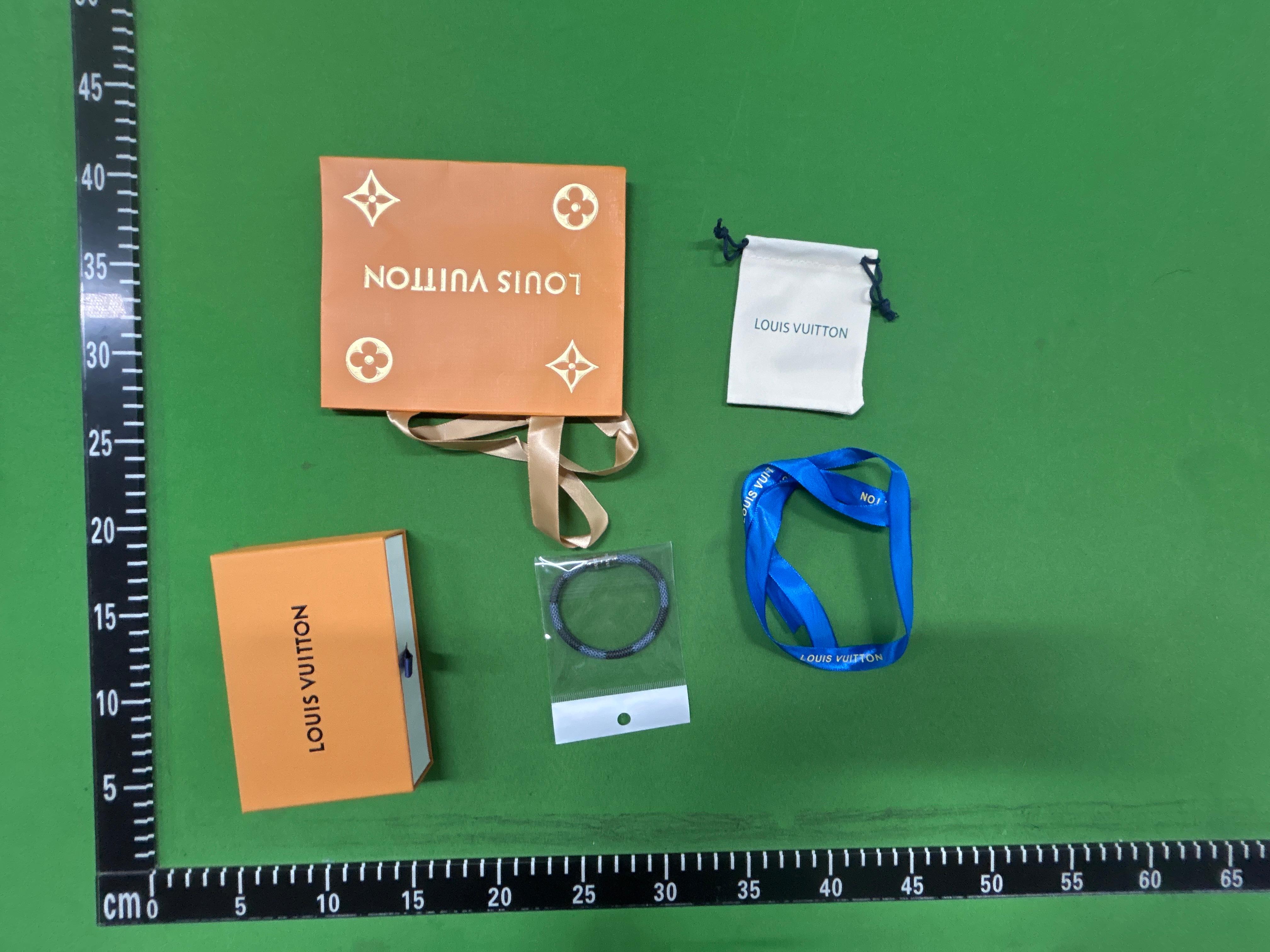 Foto QC 1 de Louis Vuitton Keep It Bracelet Canvas Damier Cobalt