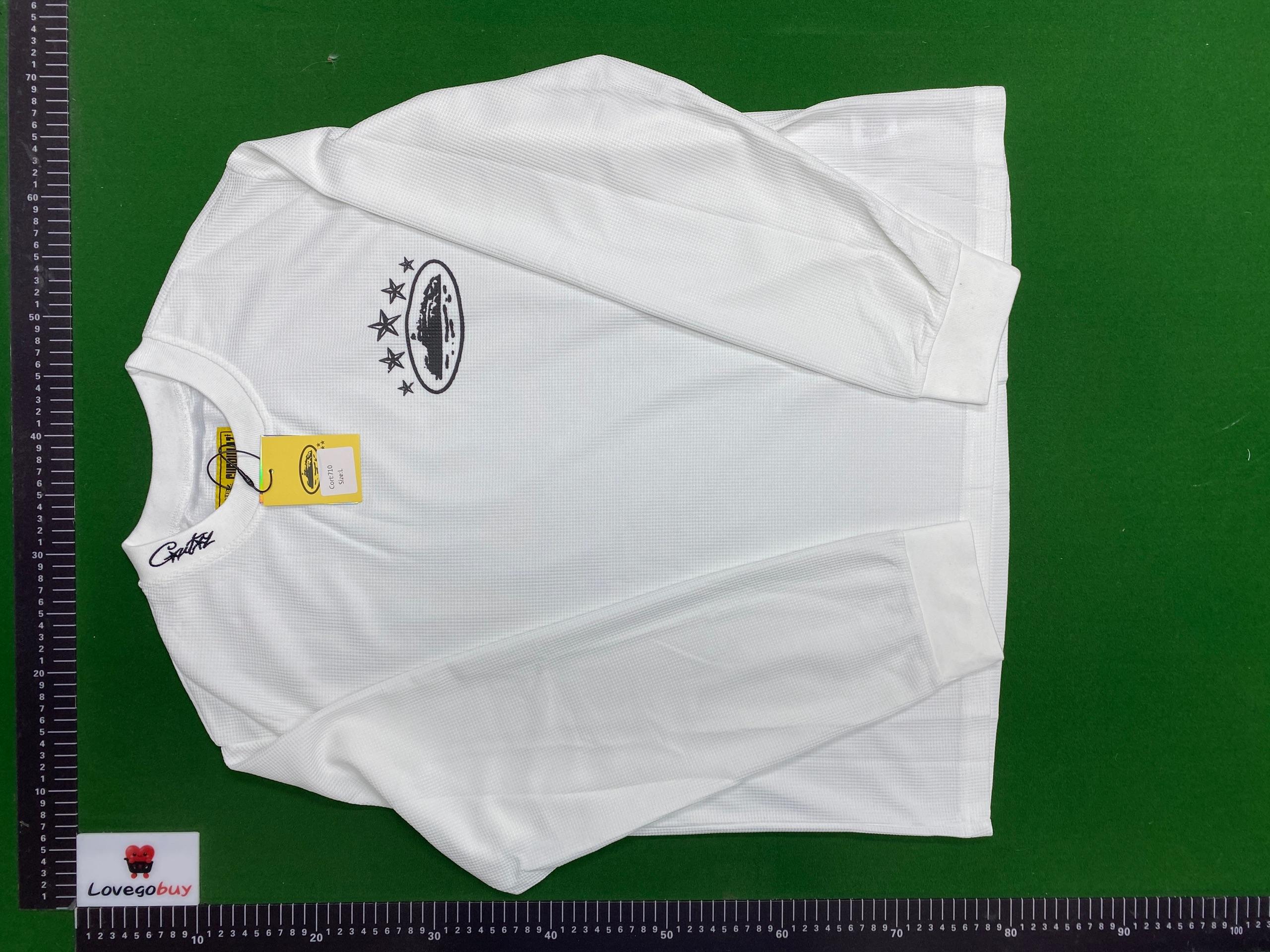 Foto QC 7 de Corteiz Alcatraz T-shirt Long-Sleeve White