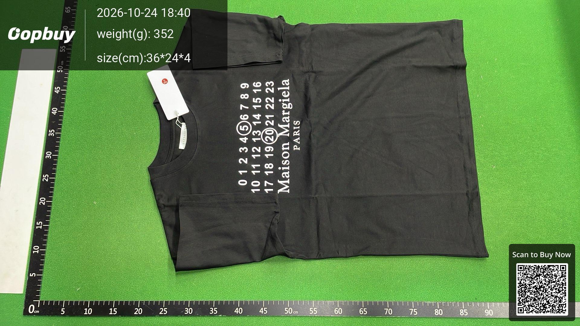 Foto QC 7 de MM6 Maison Margiela Hoodie Numeric Print Black
