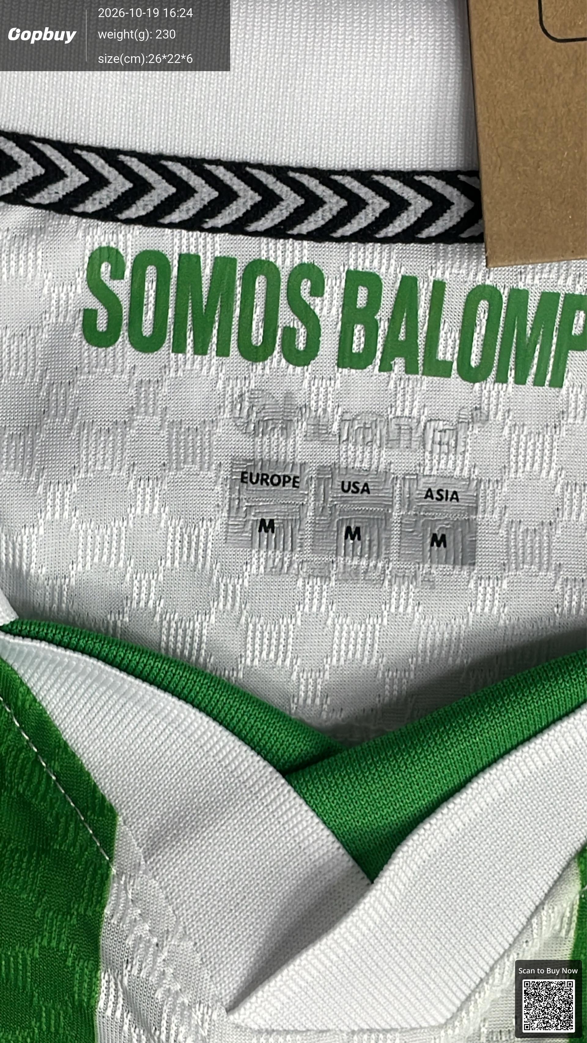 Foto QC 5 de Front Runner x Real Betis Retro 1993/94 Home Jersey Green