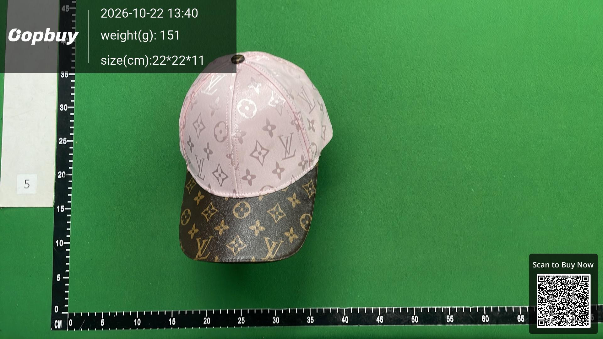 Foto QC 3 de Louis Vuitton Monogram Baseball Cap Black Brown