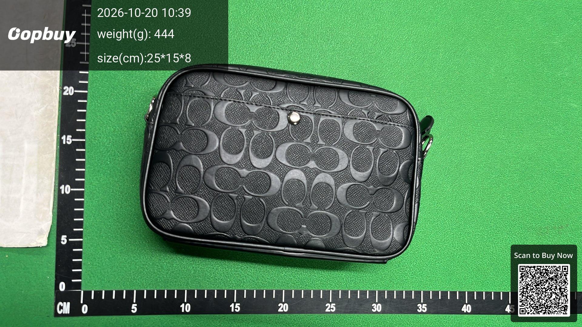 Foto QC 8 de Coach Graham Crossbody Black Signature Leather