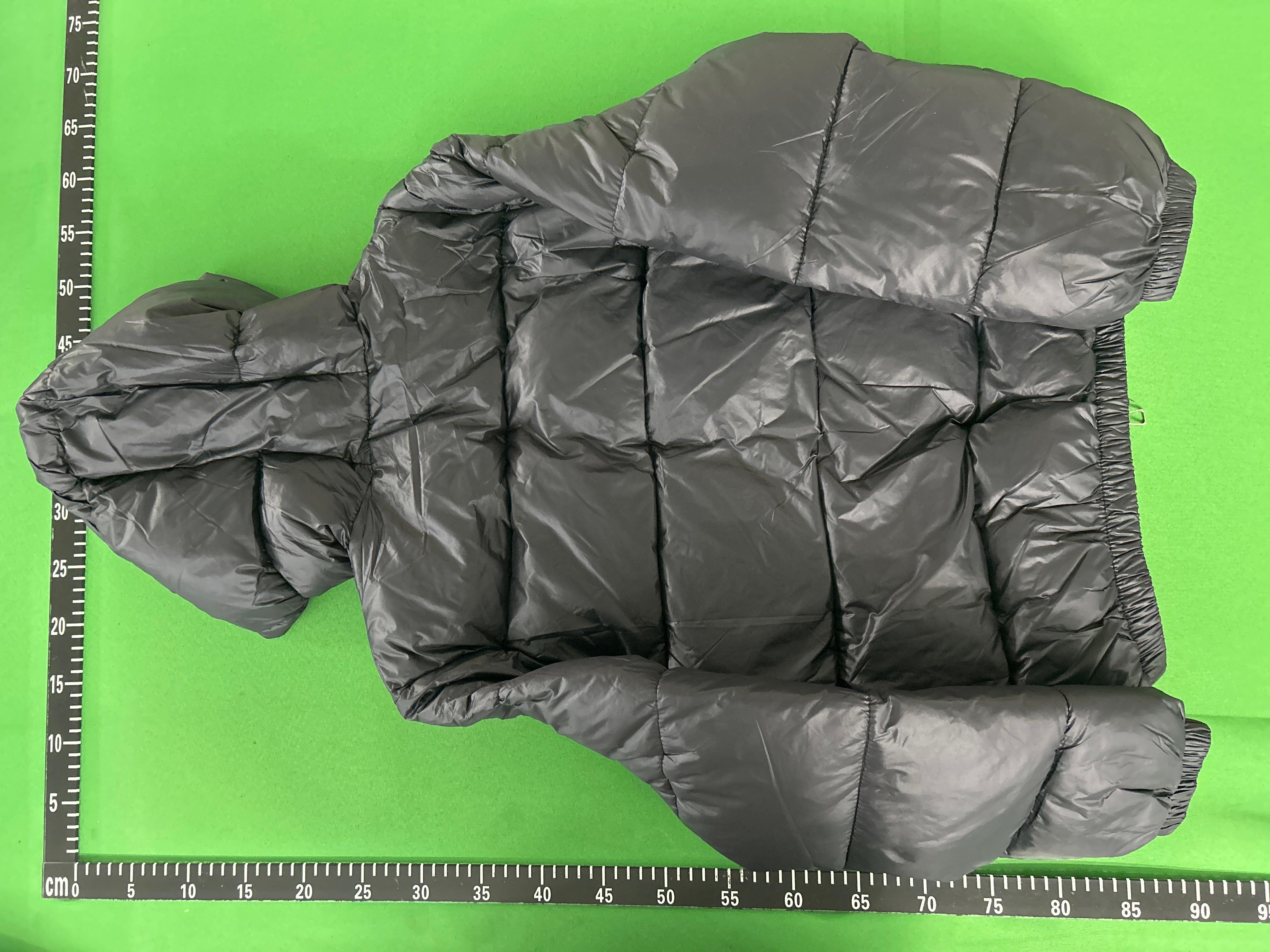 Foto QC 3 de Other Shiny Hooded Puffer Jacket Dark Green
