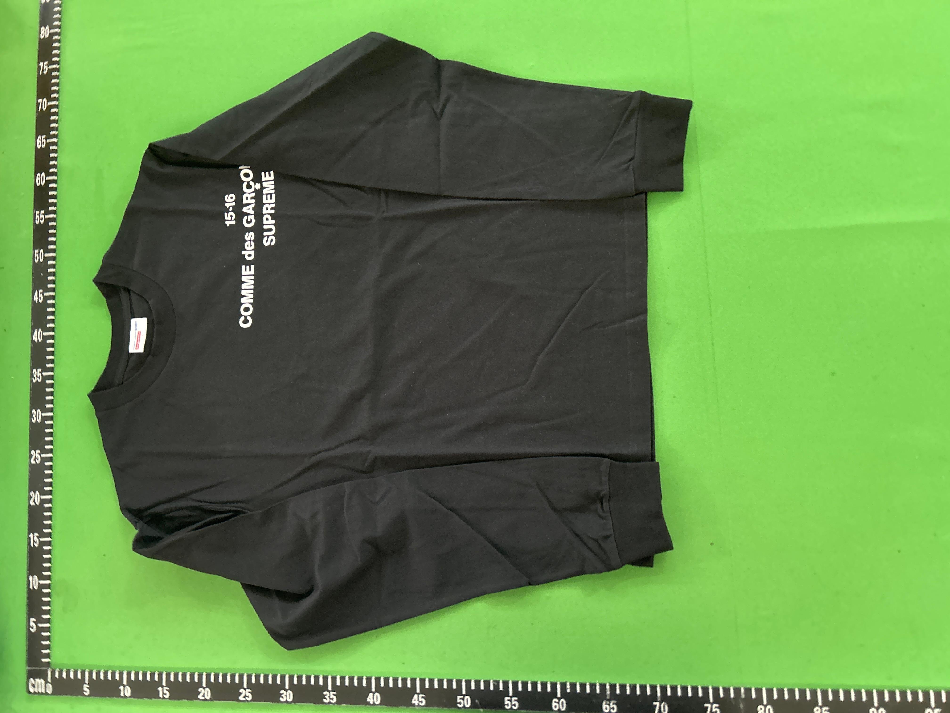 Foto QC 3 de Supreme Comme des Garçons SHIRT 15-16 T-shirt Black