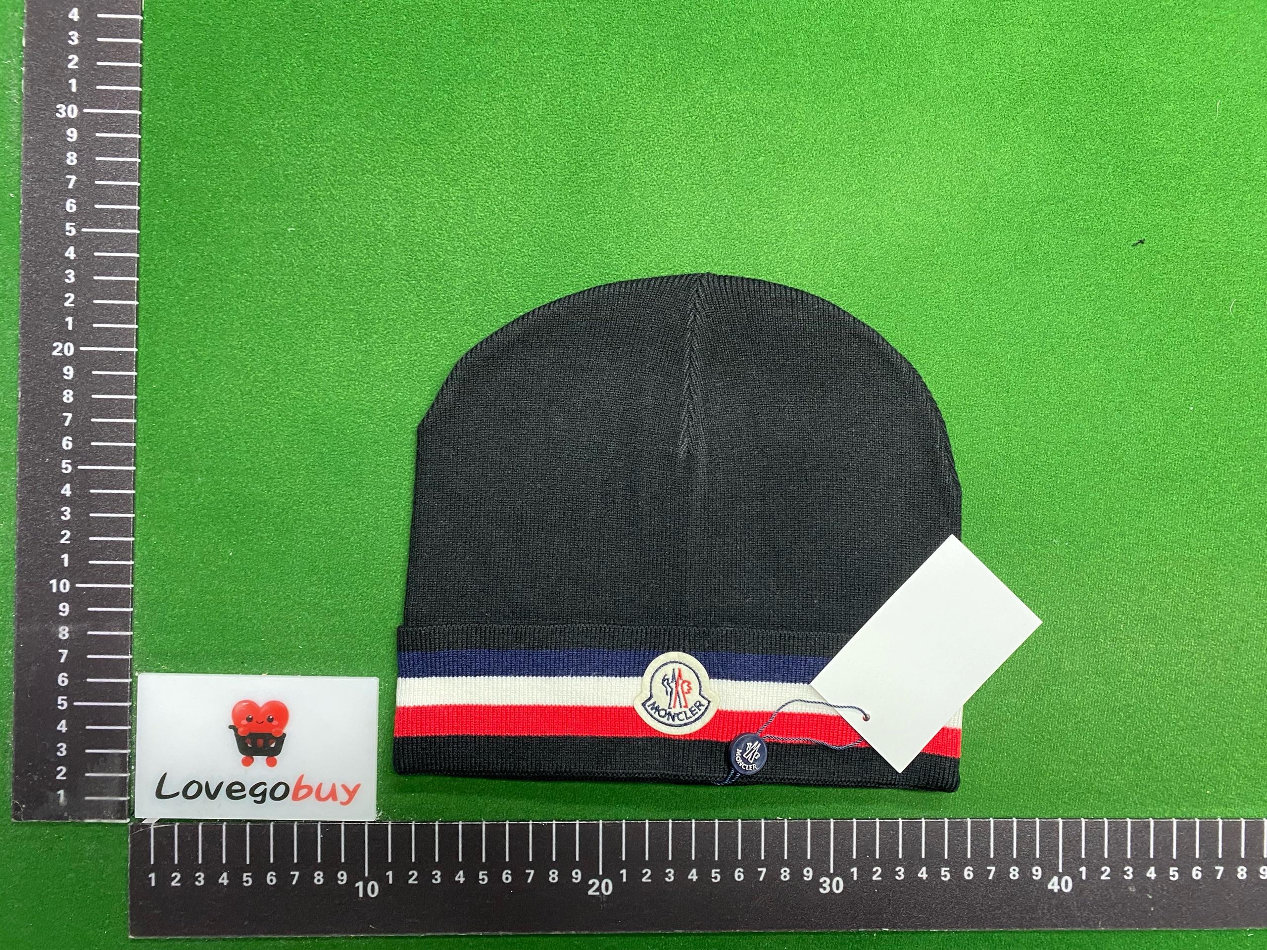 Foto QC 2 de Moncler Logo Patch Beanie White