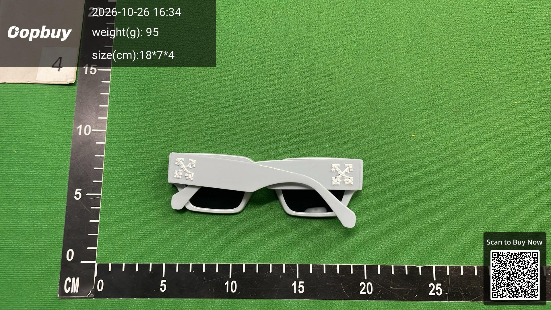 Foto QC 5 de Off-White Square-Frame Acetate Sunglasses Black (OERI008)