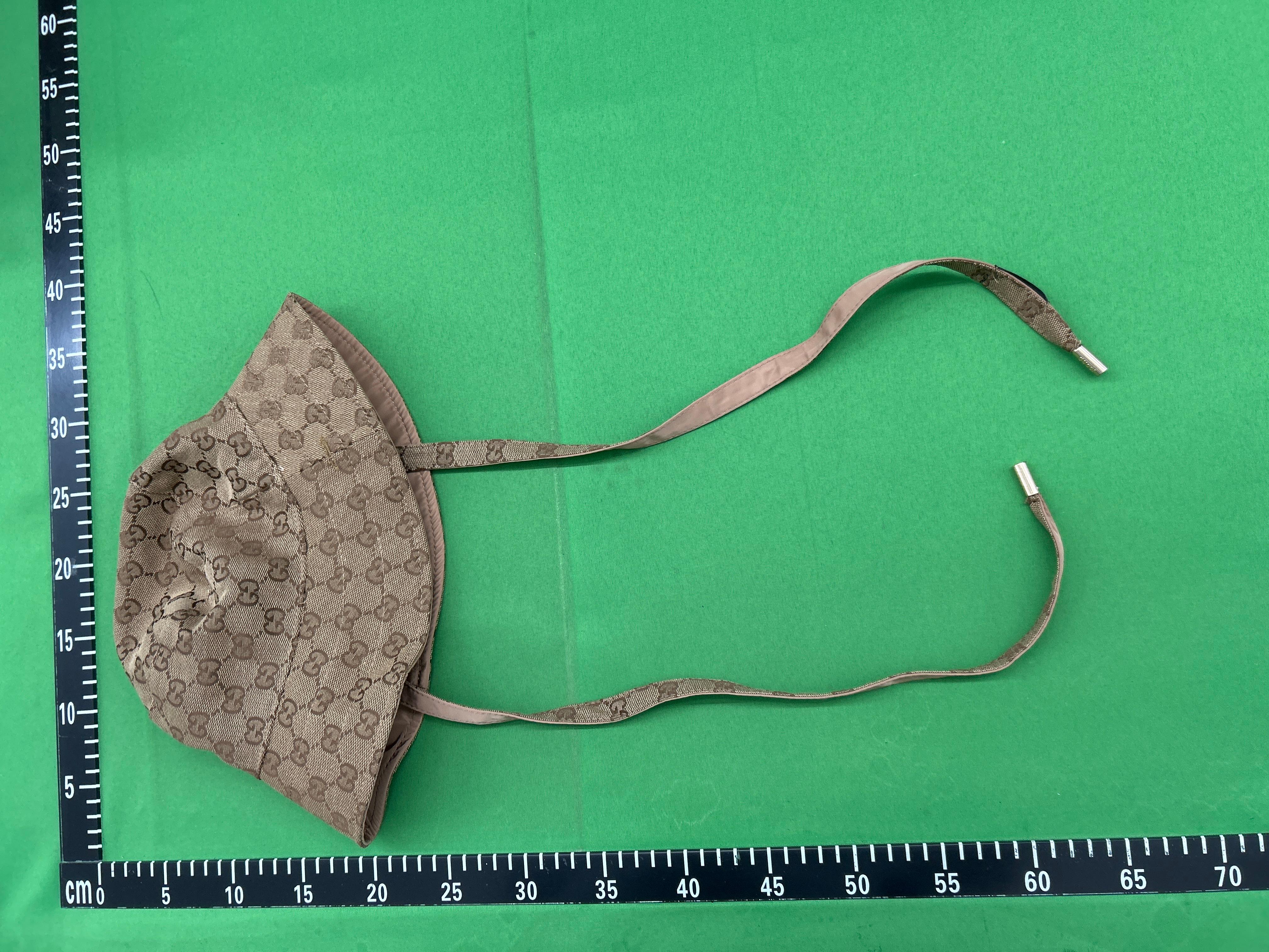 Foto QC 5 de Gucci Web Monogram Cap Grey