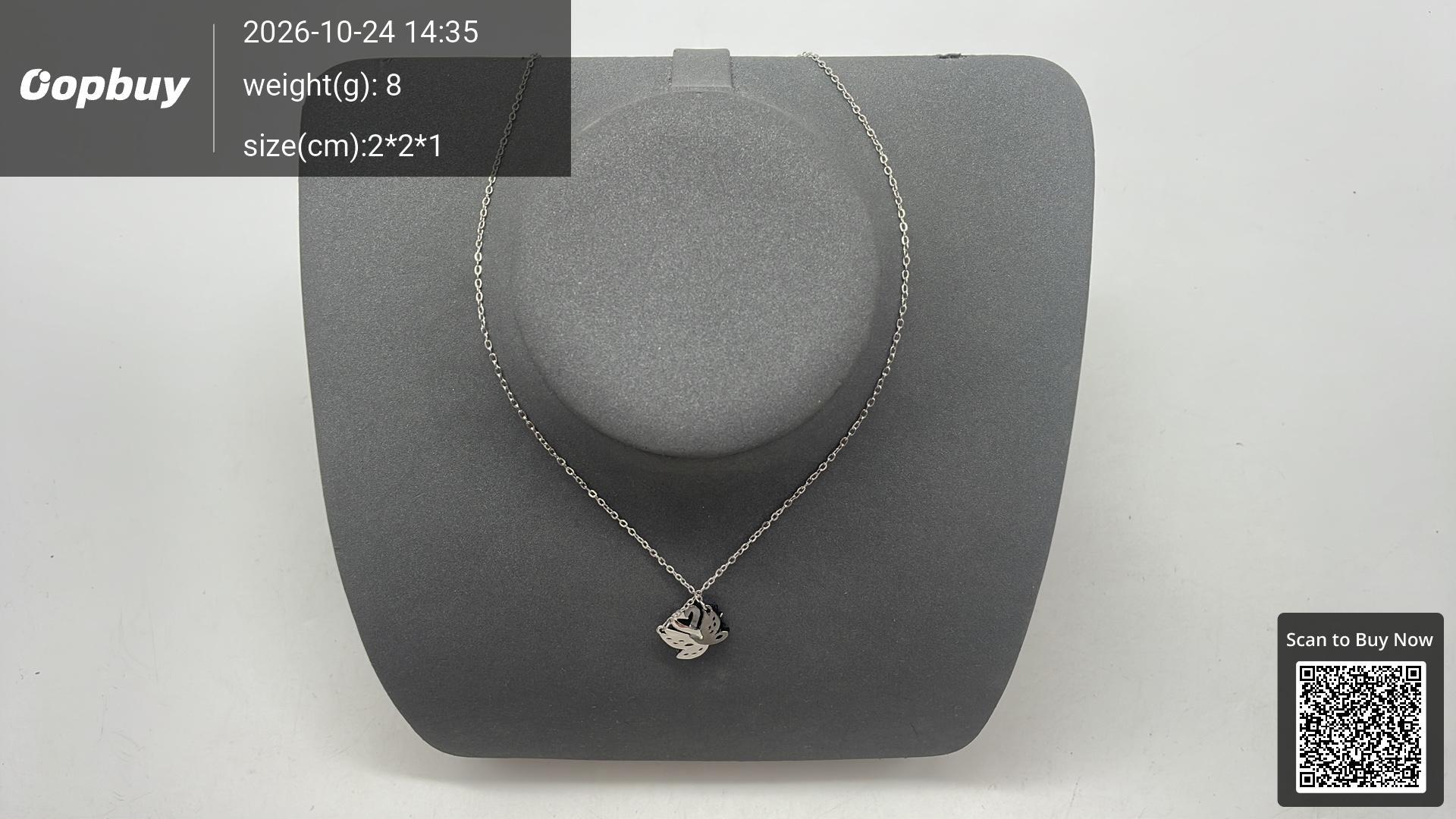 Foto QC 8 de Swarovski Minnie Mouse Necklace Crystal Gold