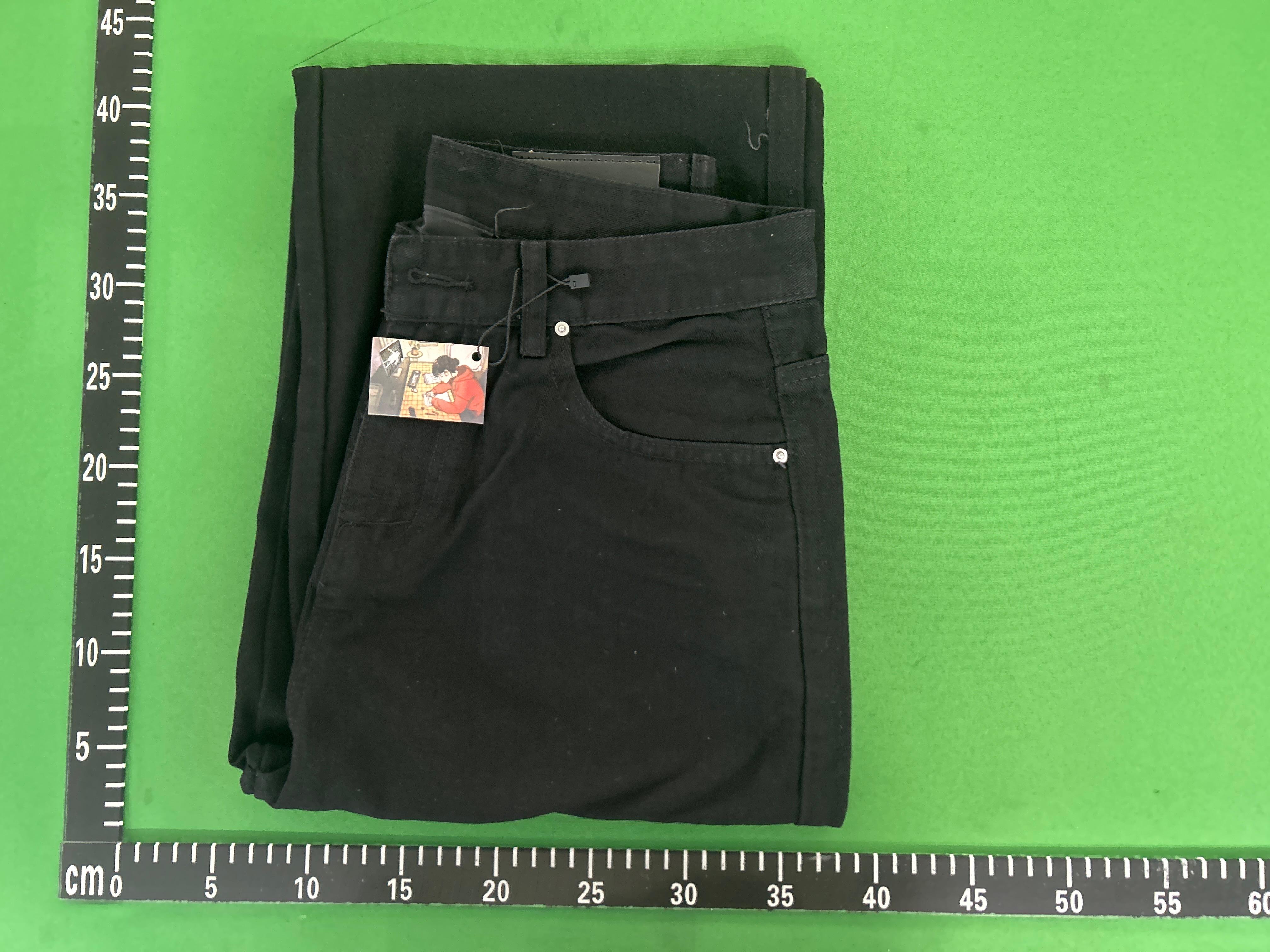 Foto QC 1 de Derschutze Blossom V2 Denim Shorts Embroidered Black