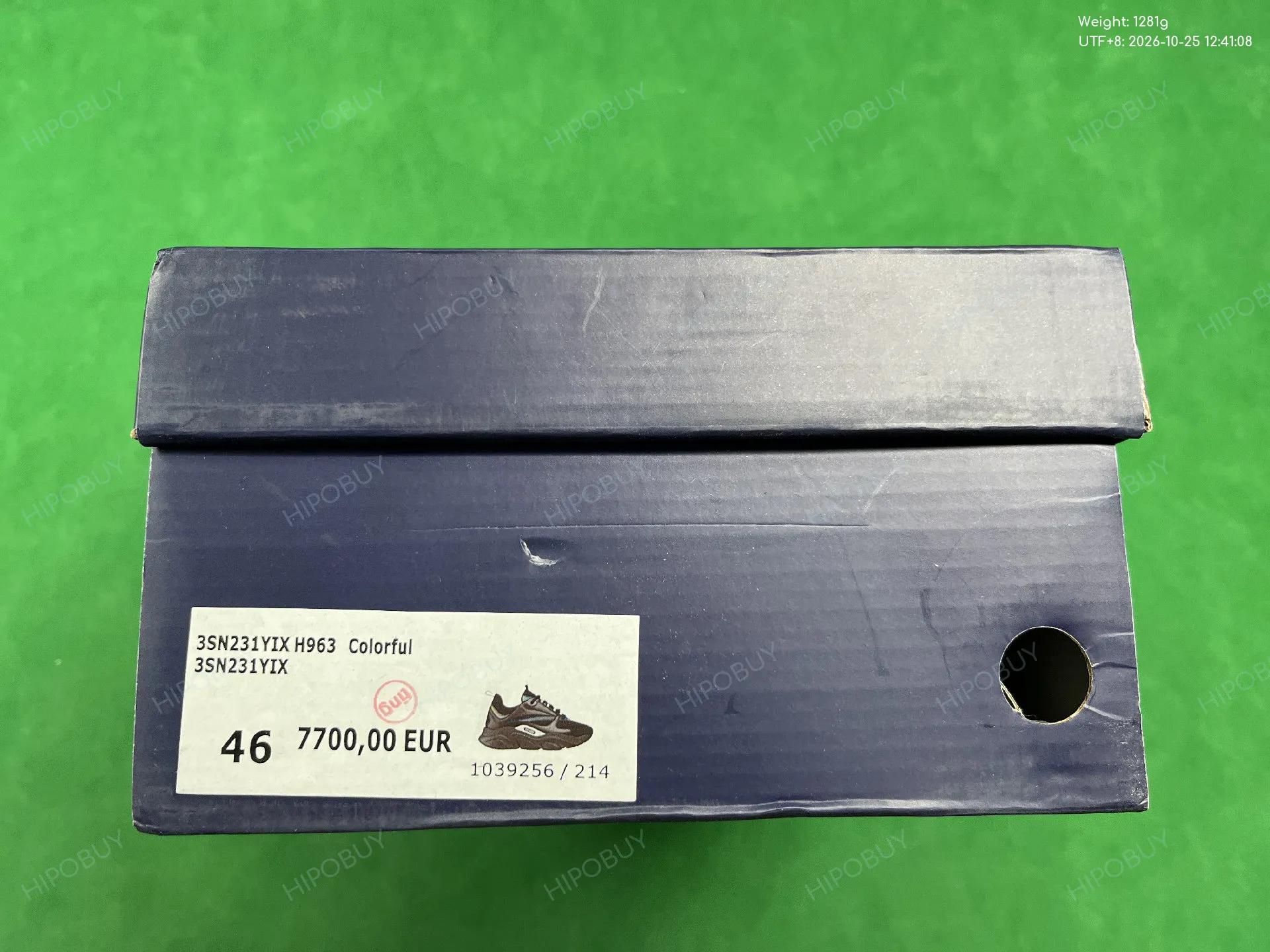 Foto QC 8 de Dior B22 Low Anthracite Neon Red 3SN231ZHO_H960