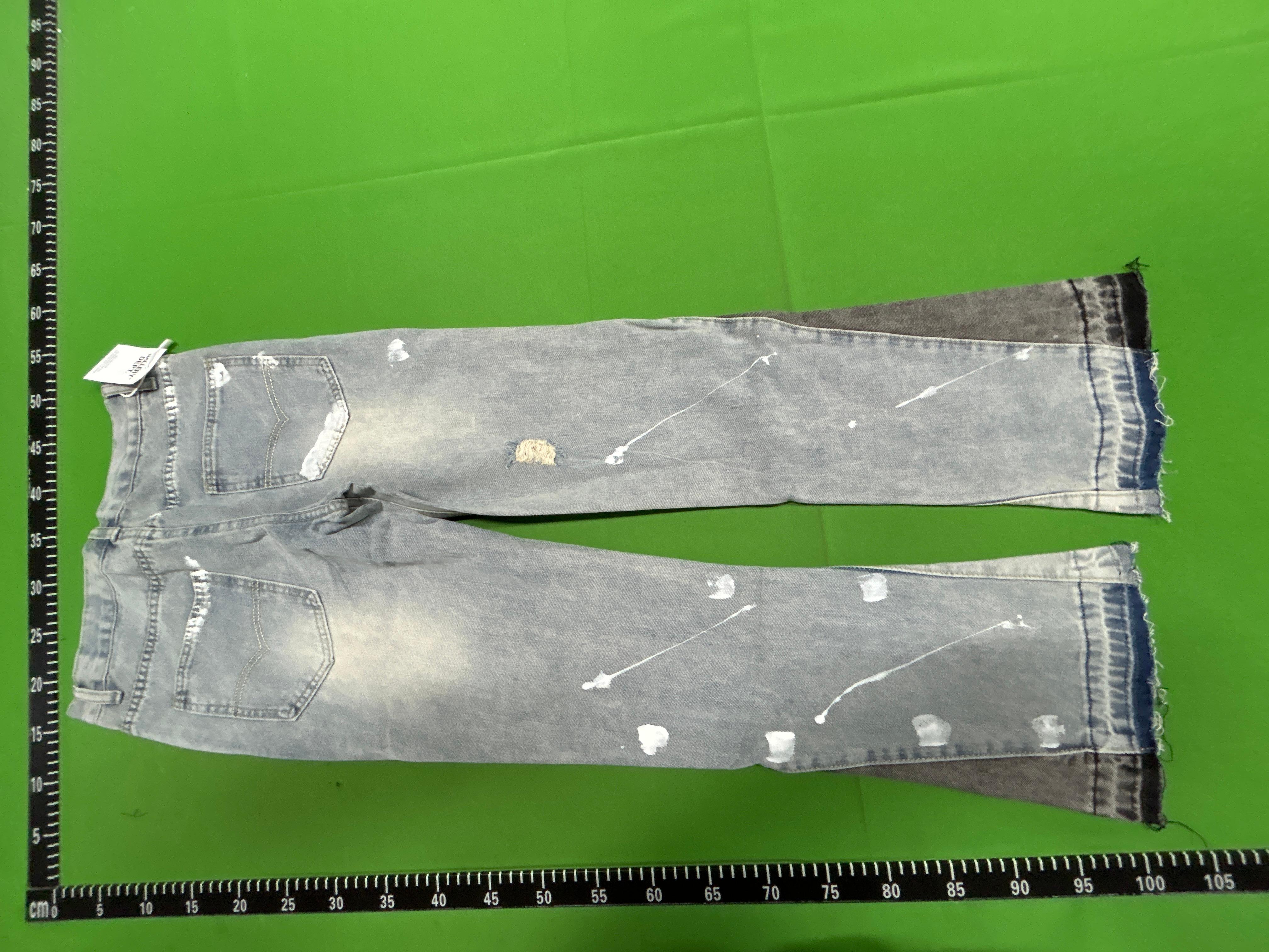 Foto QC 3 de Chrome Hearts Gallery Dept Cross Patch Jeans Relaxed Black