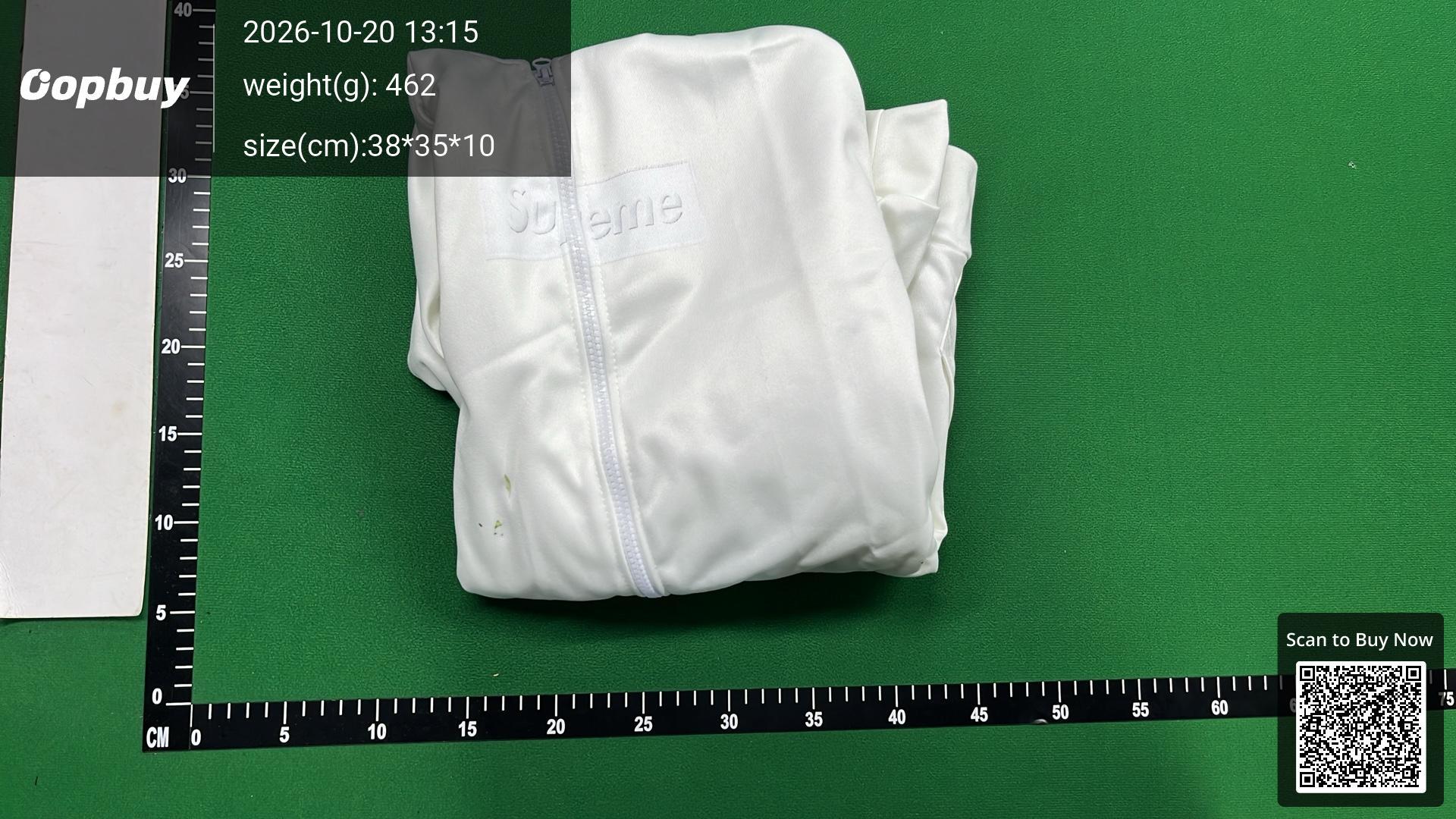 Foto QC 4 de Supreme Rhinestone Hooded Sweatshirt Black