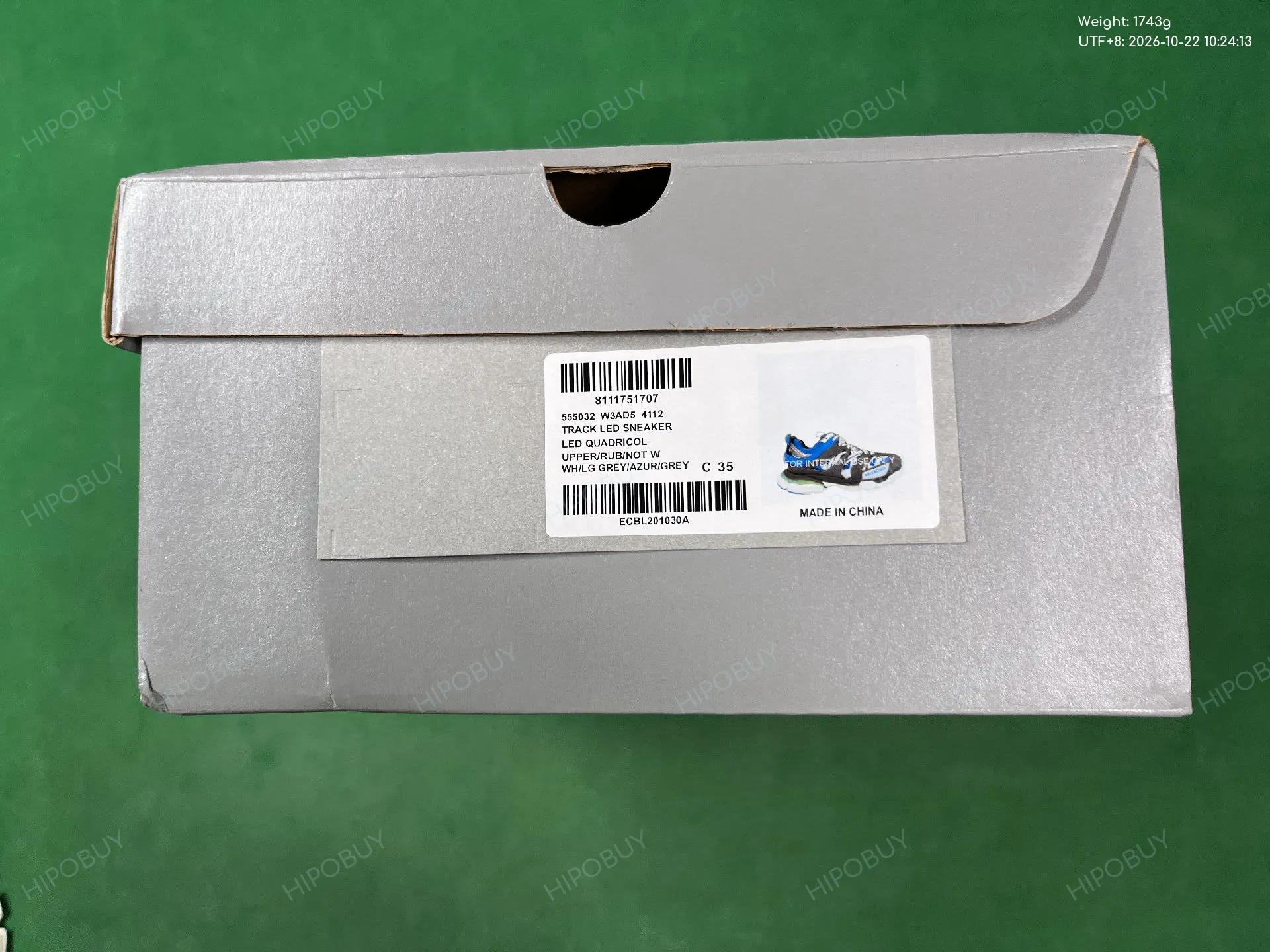 Foto QC 2 de Balenciaga Track LED Sneakers White Grey