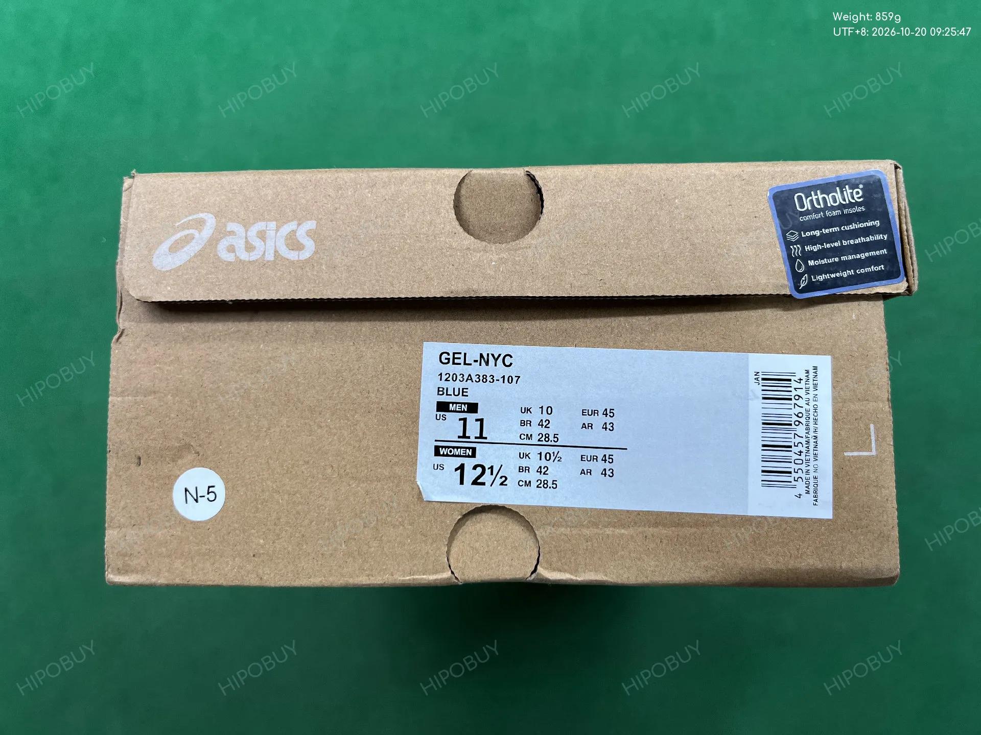 Foto QC 2 de Asics Gel-NYC White Grey 1203A663-101
