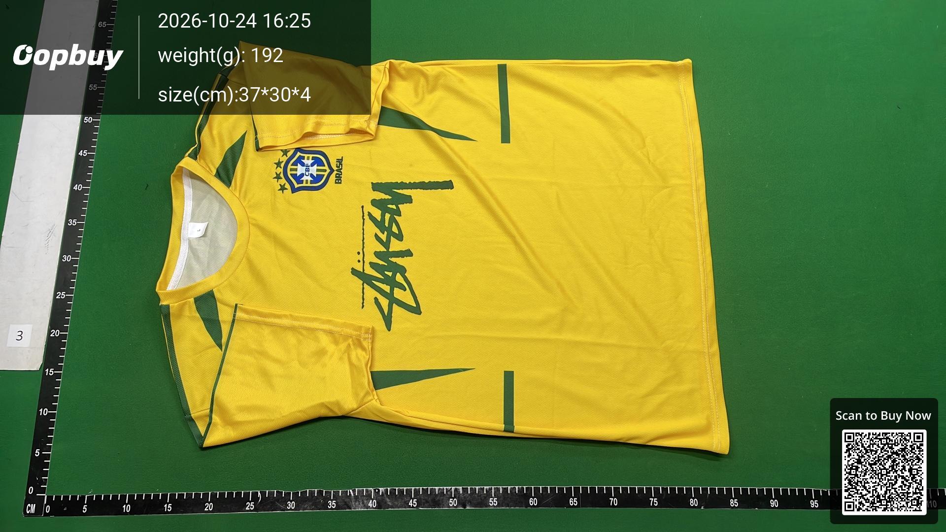 Foto QC 6 de Stussy x Nike x Brazil Retro 2002 Special Edition Jersey Black