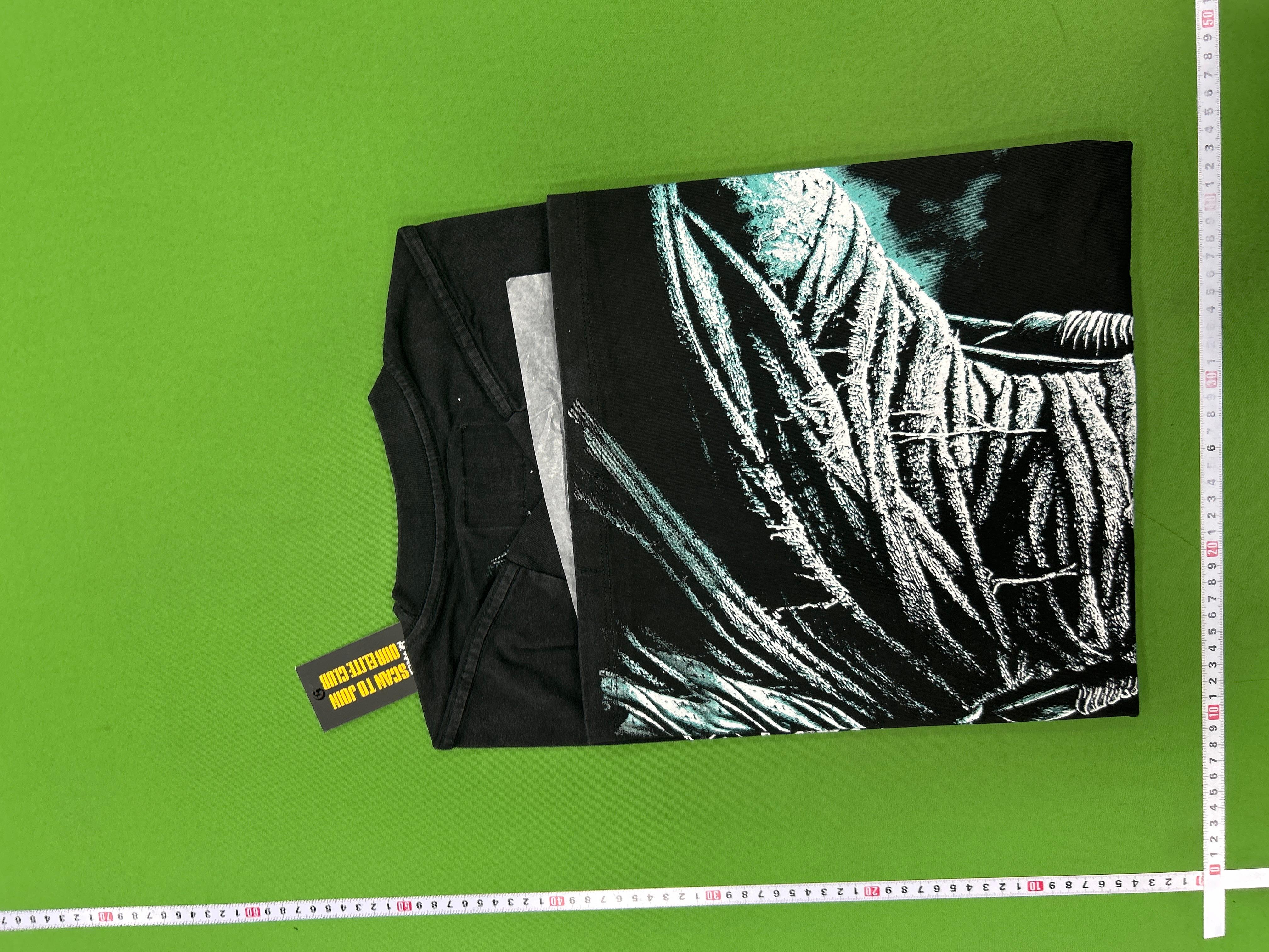 Foto QC 1 de Godspeed T-shirt Astronaut Skull Sunflowers Green