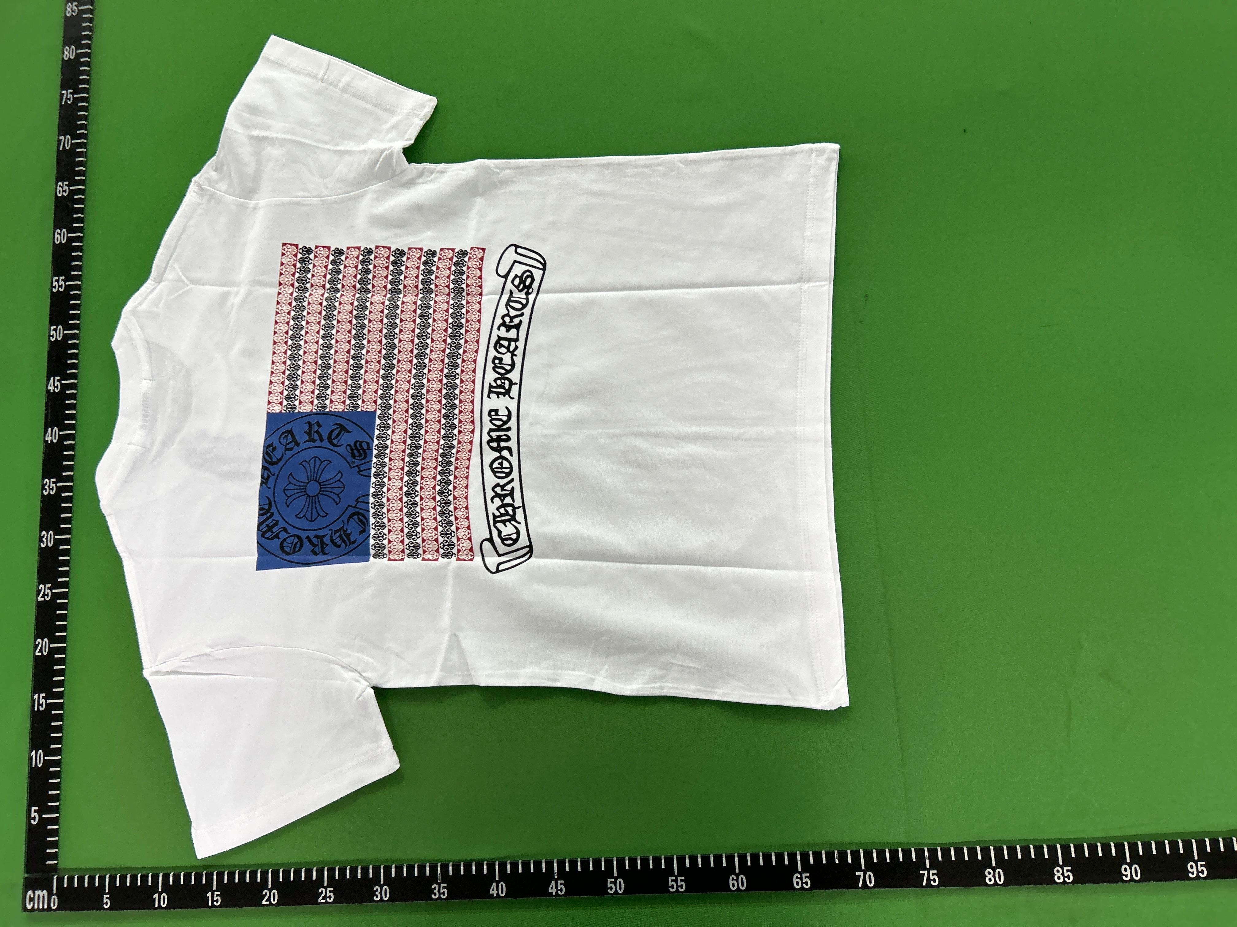 Foto QC 4 de Chrome Hearts T-shirt American Flag White