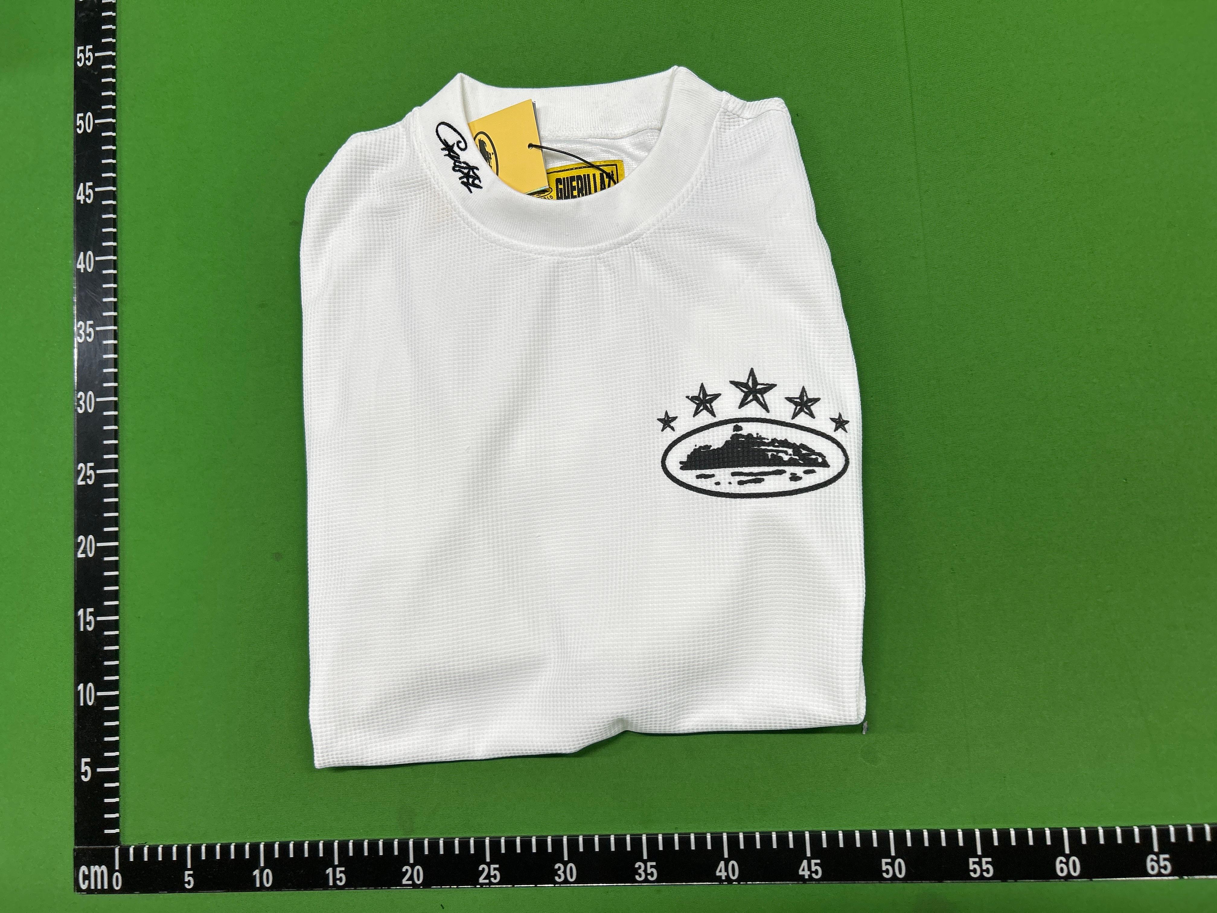 Foto QC 1 de Corteiz Alcatraz T-shirt Long-Sleeve White