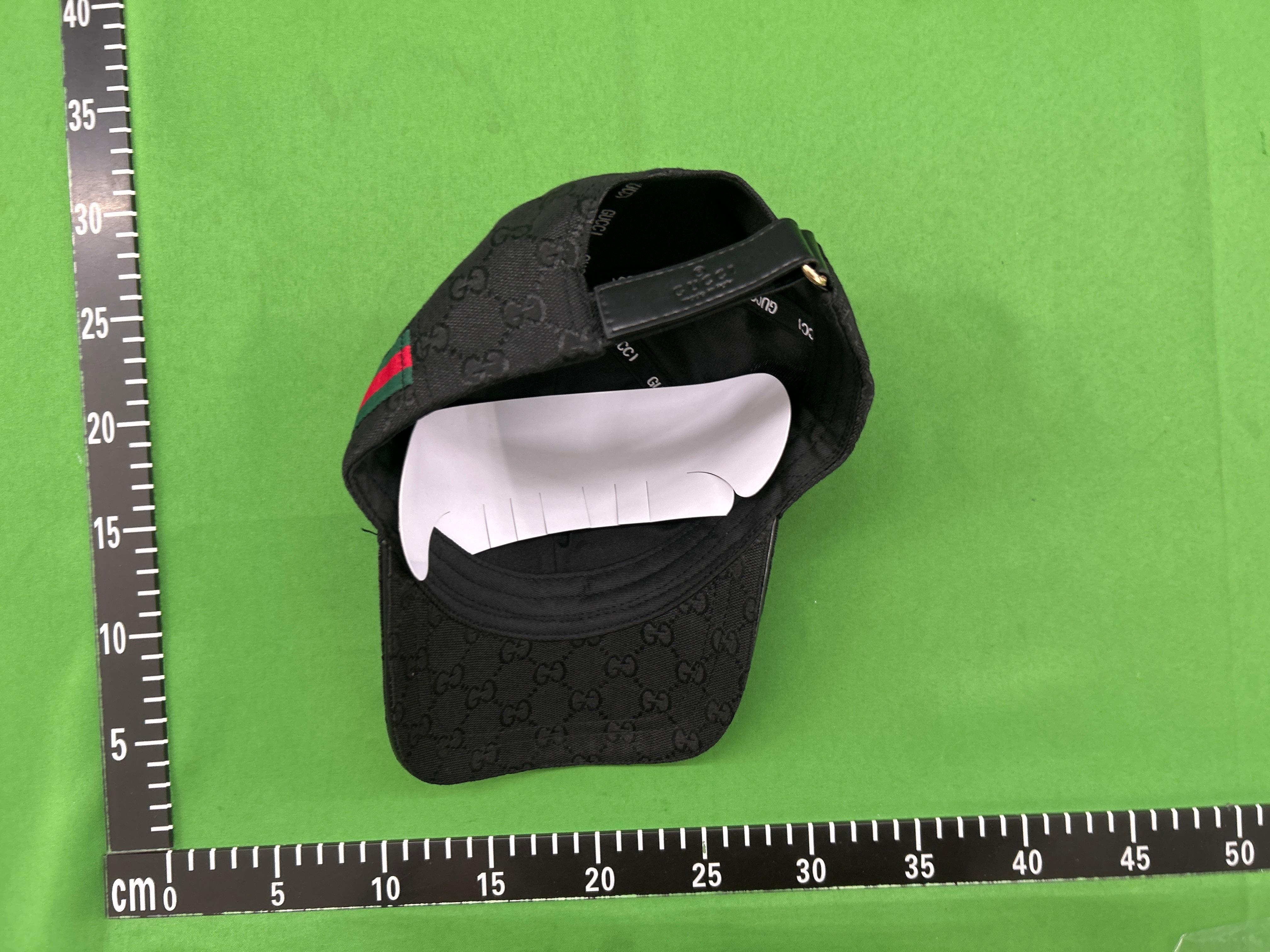 Foto QC 2 de Gucci Web Monogram Cap Grey