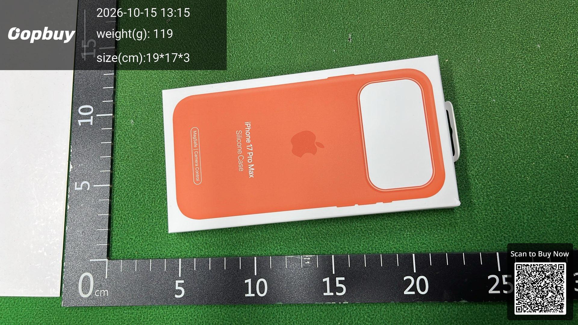 Foto QC 1 de Apple MagSafe Silicone Case for iPhone 17 Pro Max Blue
