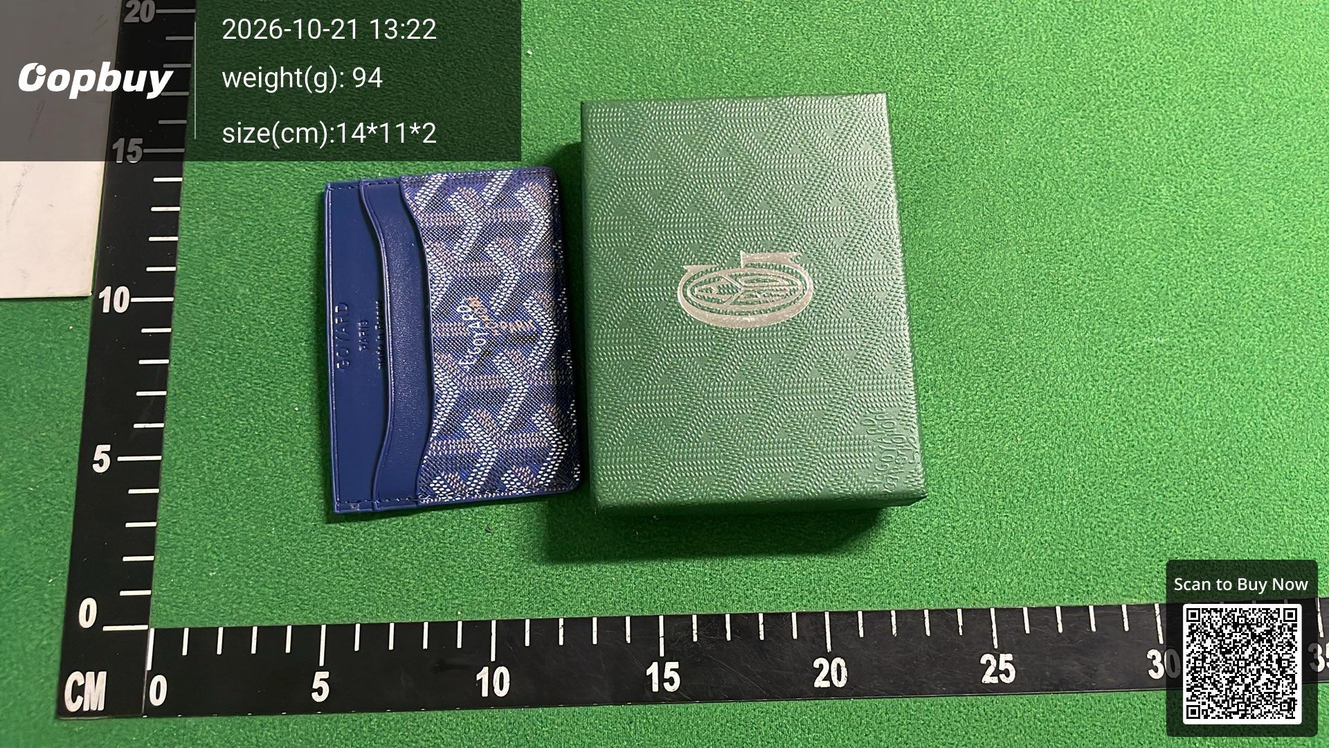 Foto QC 6 de Goyard Saint Sulpice Card Holder Goyardine Black