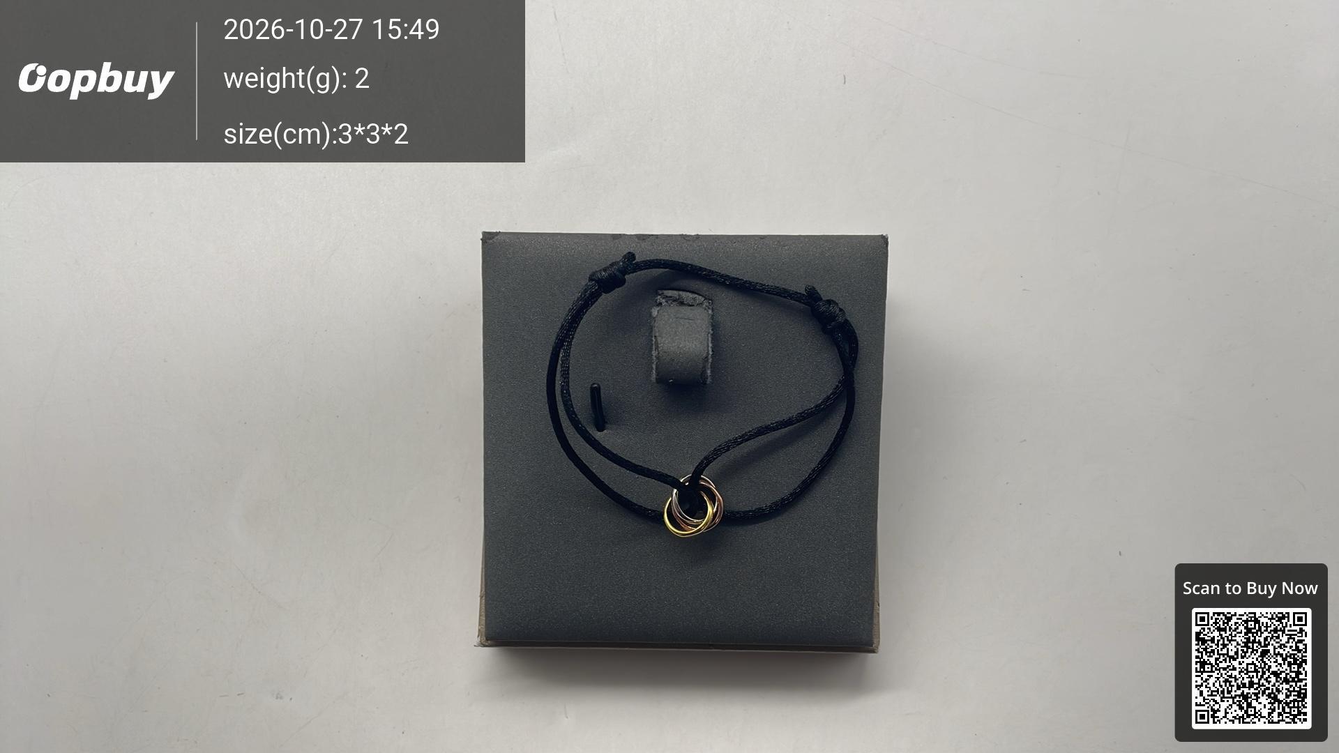Foto QC 1 de Valentino VLogo Signature Bracelet Cotton and Metal Red