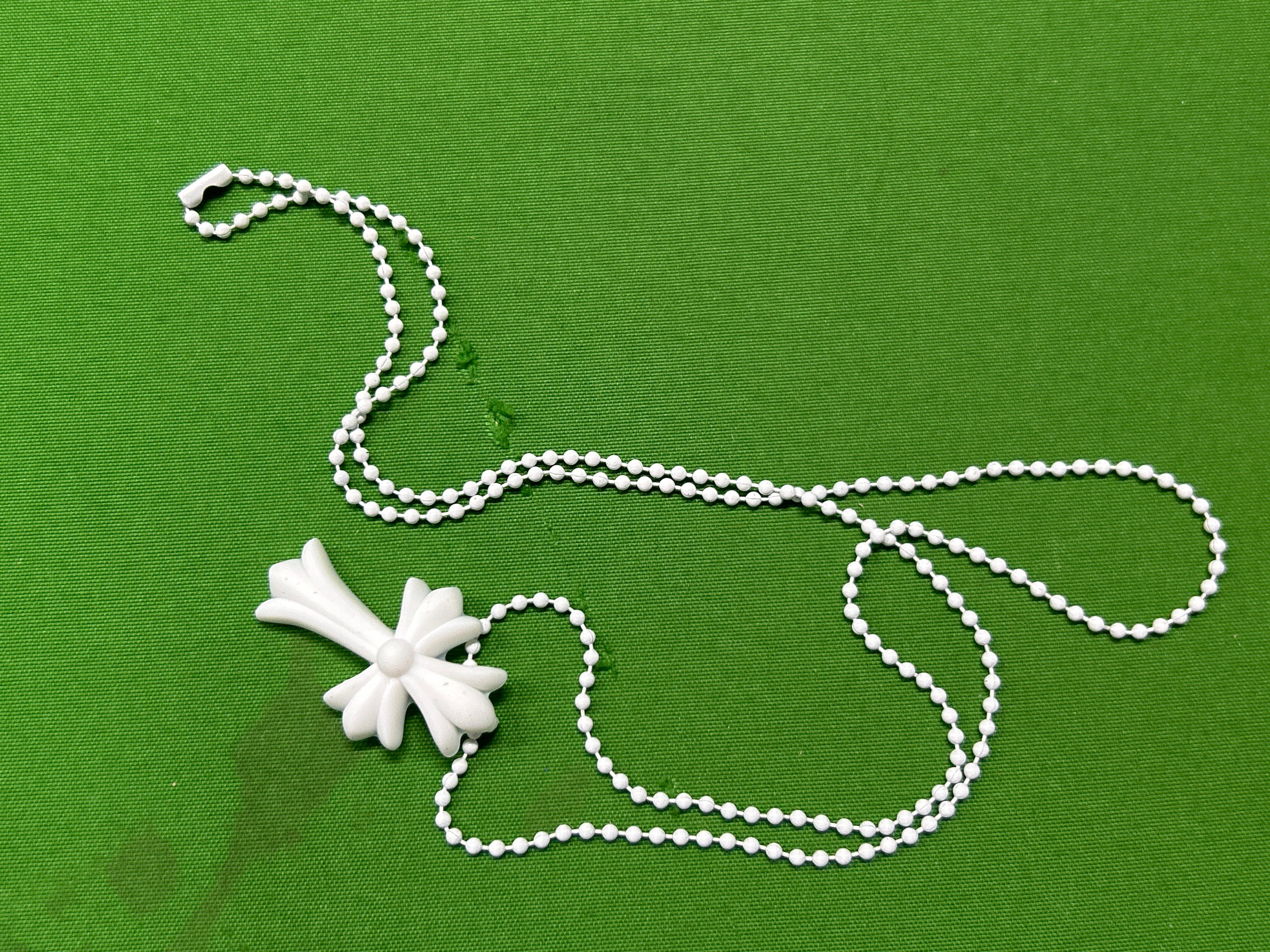 Foto QC 8 de Chrome Hearts Silichrome Cross Necklace Silicone Pink
