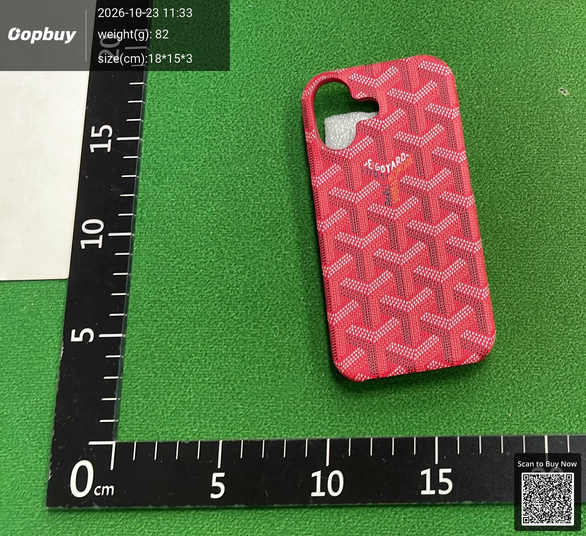 Foto QC 3 de Goyard Goyardine Case for iPhone 16 Pro Max Black