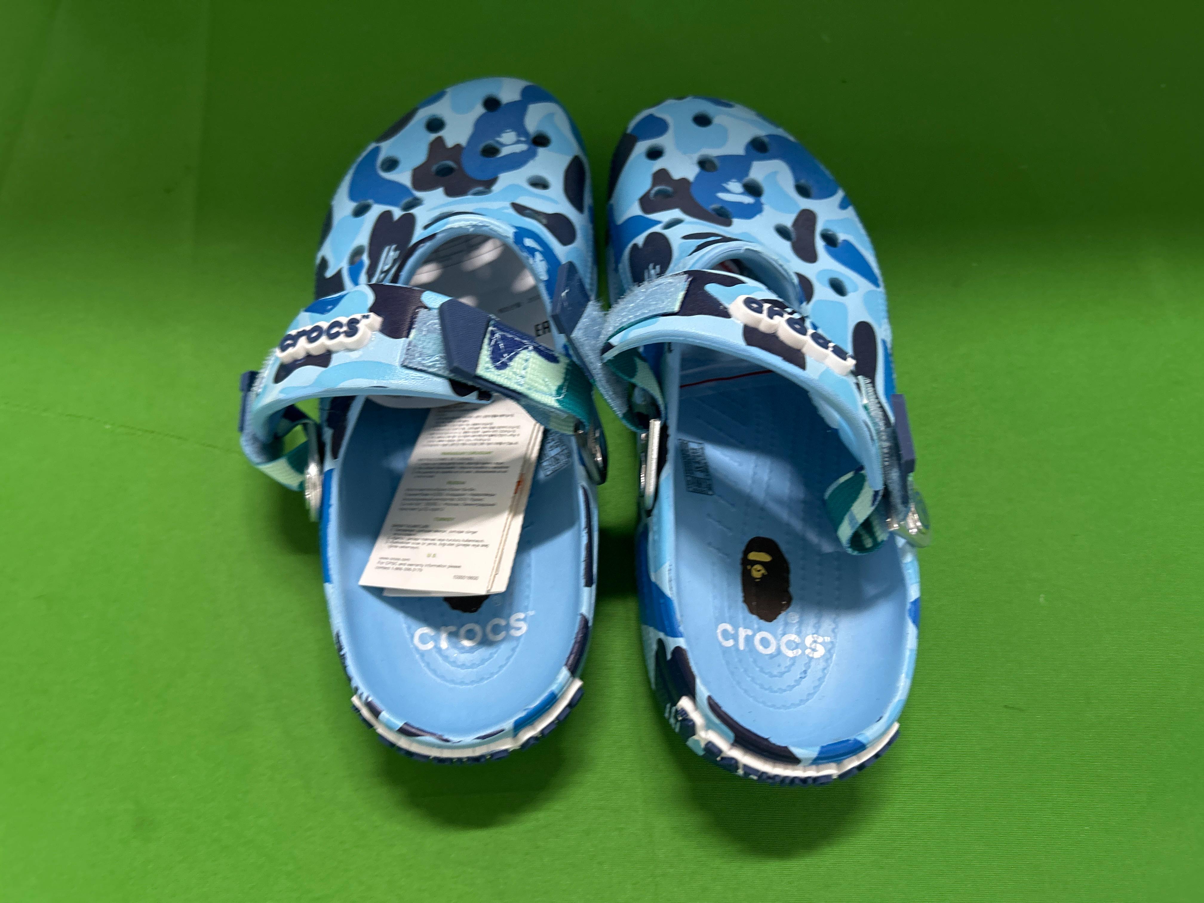 Foto QC 1 de BAPE x Crocs Classic Clog Foam Grey Camo