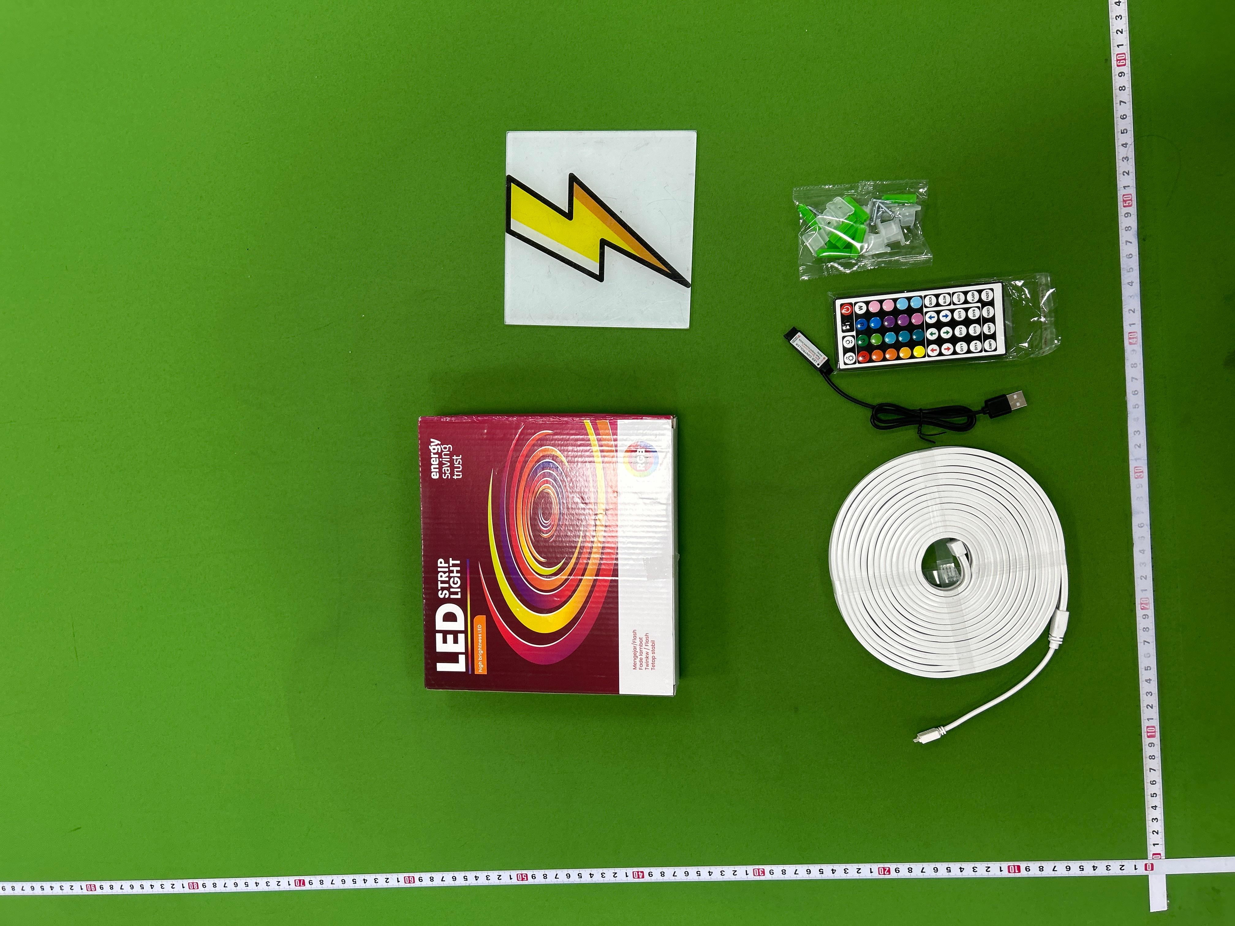 Foto QC 4 de Generic RGB LED Neon Light Strip 06*12 Flexible Silicone Bluetooth APP Remote Control