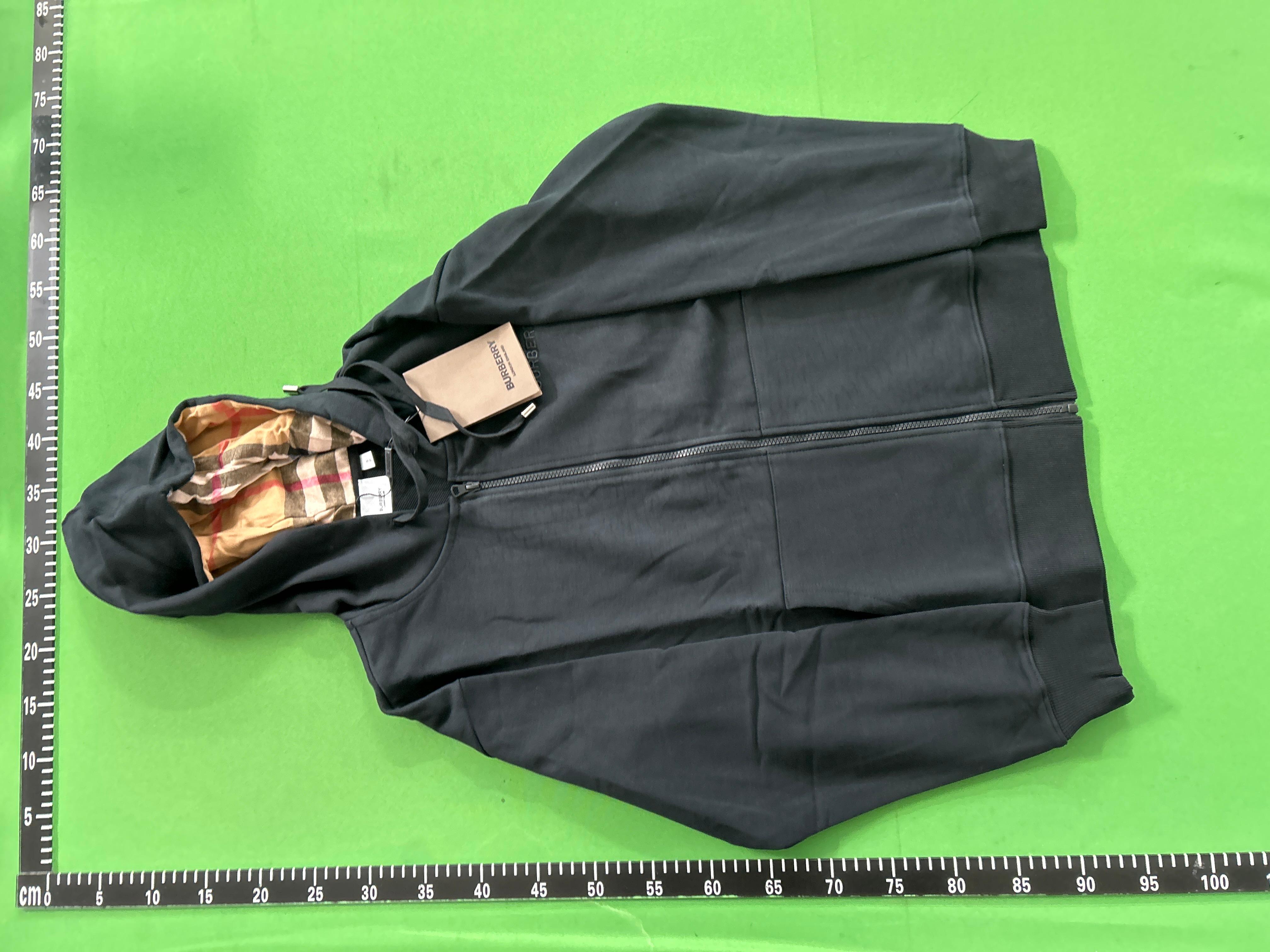 Foto QC 7 de Burberry Zip Jacket Check Lined Black
