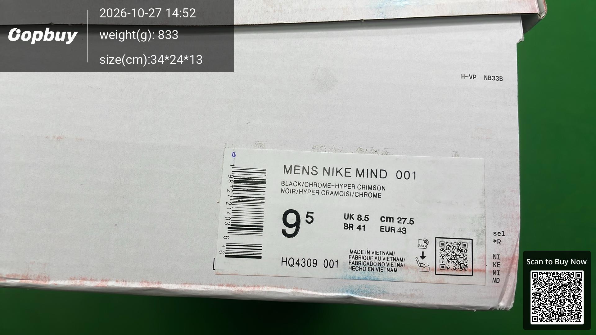 Foto QC 7 de Nike Mind 001 Slide Solar Red HQ4307-600