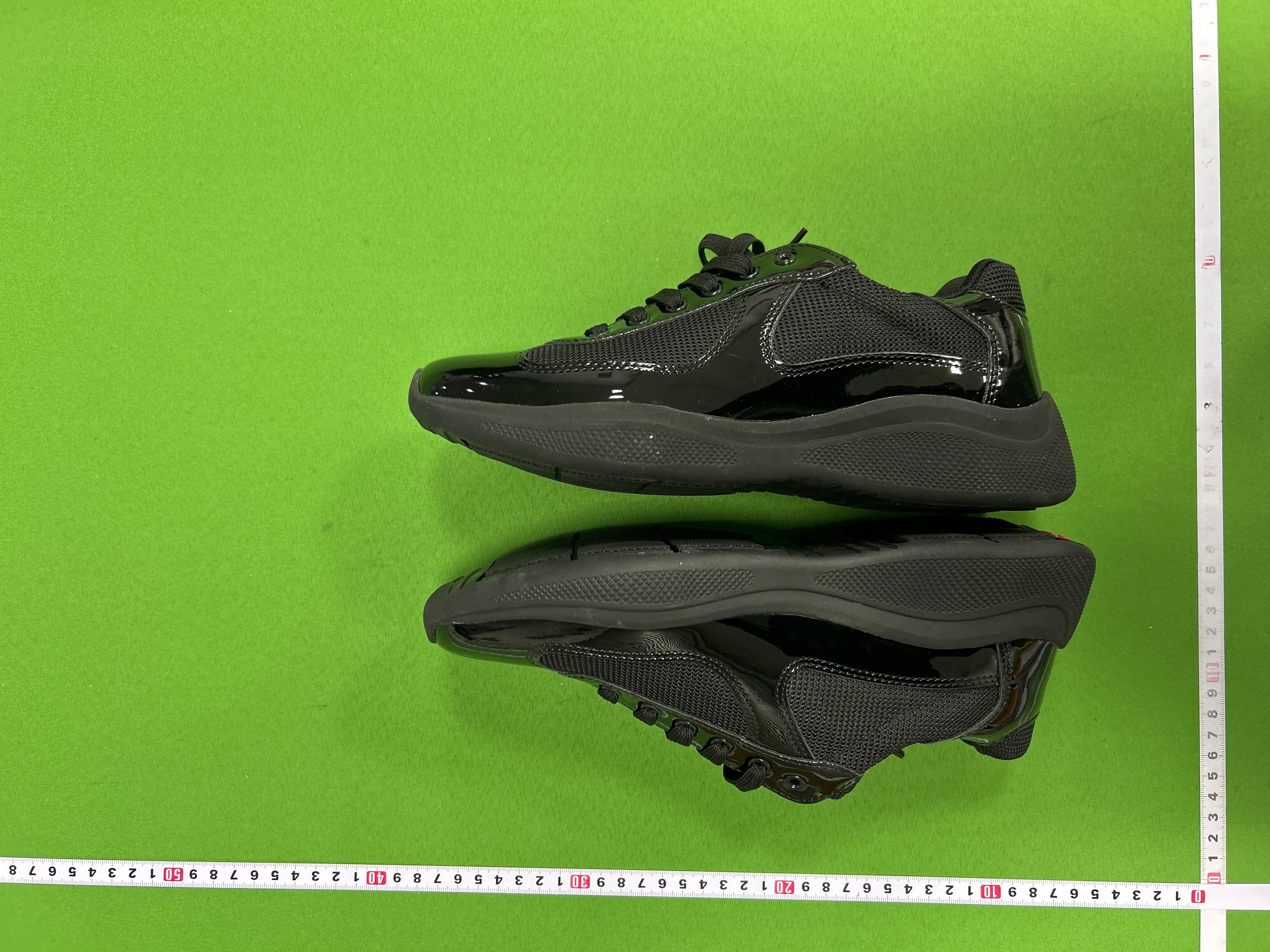 Foto QC 4 de Prada America's Cup Patent Leather Mesh Low Black 280507410201