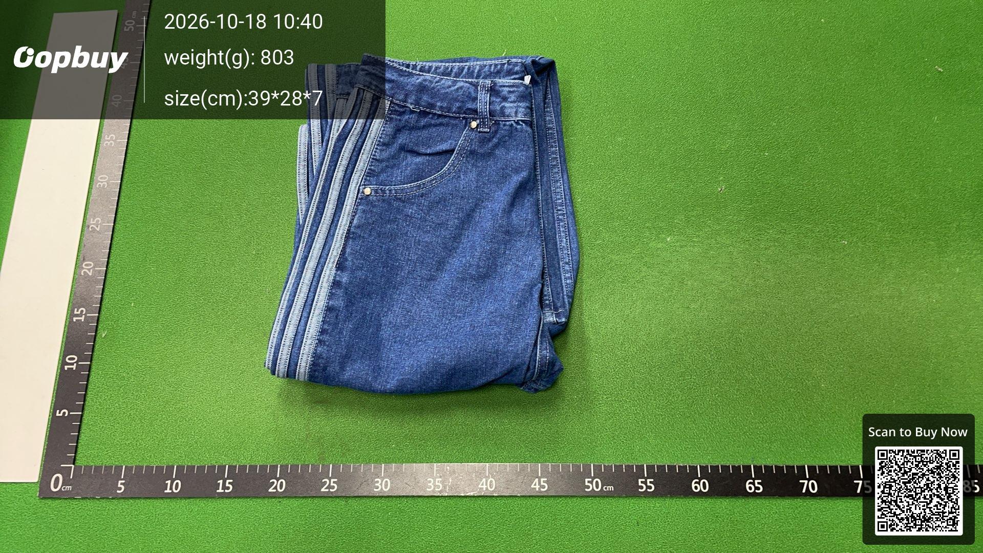 Foto QC 4 de adidas Originals Loose Curved 3-Stripes Jeans Medium Black Denim