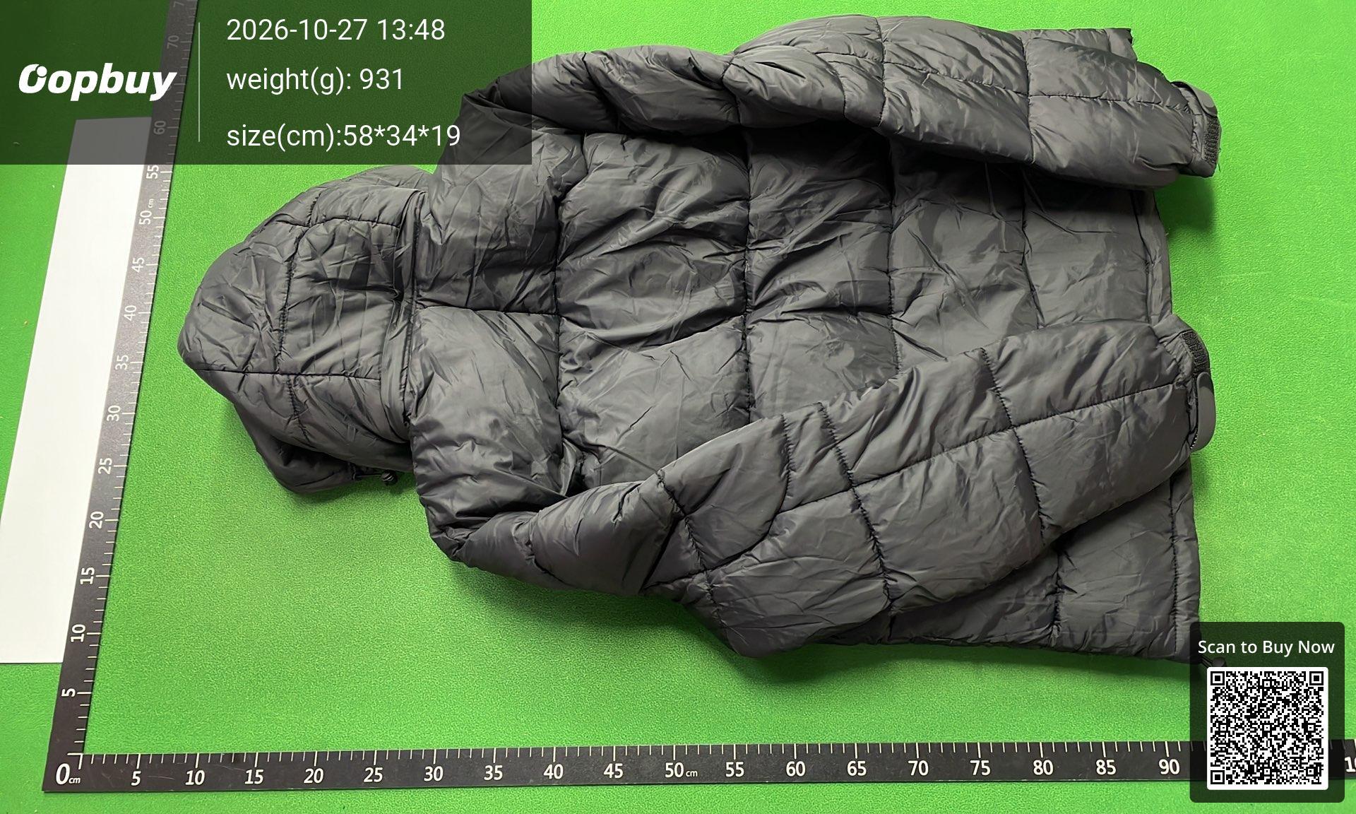 Foto QC 3 de Polo Ralph Lauren Puffer Jacket Detachable Hood Light Grey
