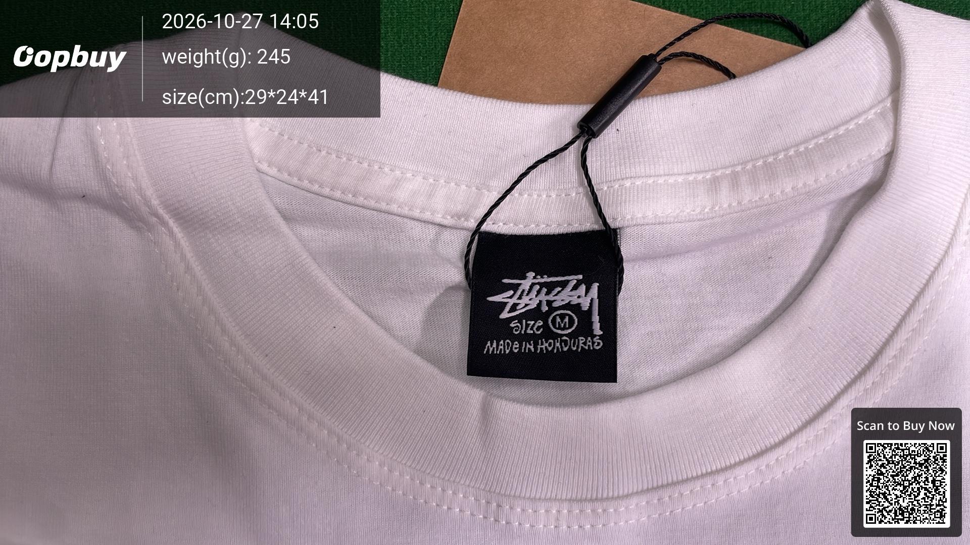 Foto QC 5 de Stussy Dog Collage T-shirt White