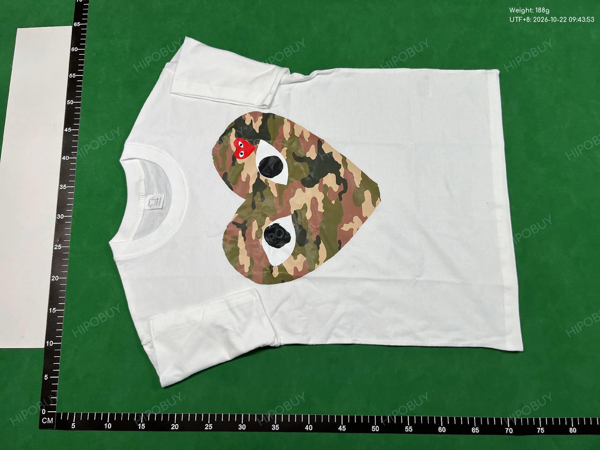 Foto QC 6 de Comme des Garçons Play T-shirt Big Heart Logo Light Blue