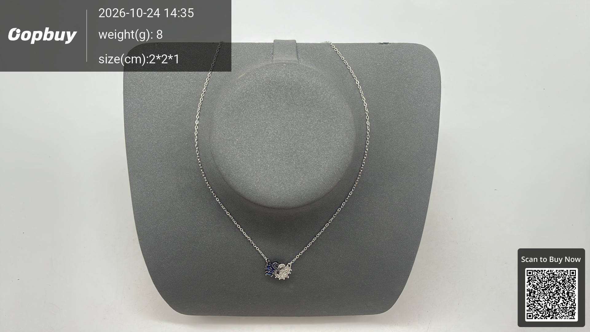 Foto QC 7 de Swarovski Minnie Mouse Necklace Crystal Gold