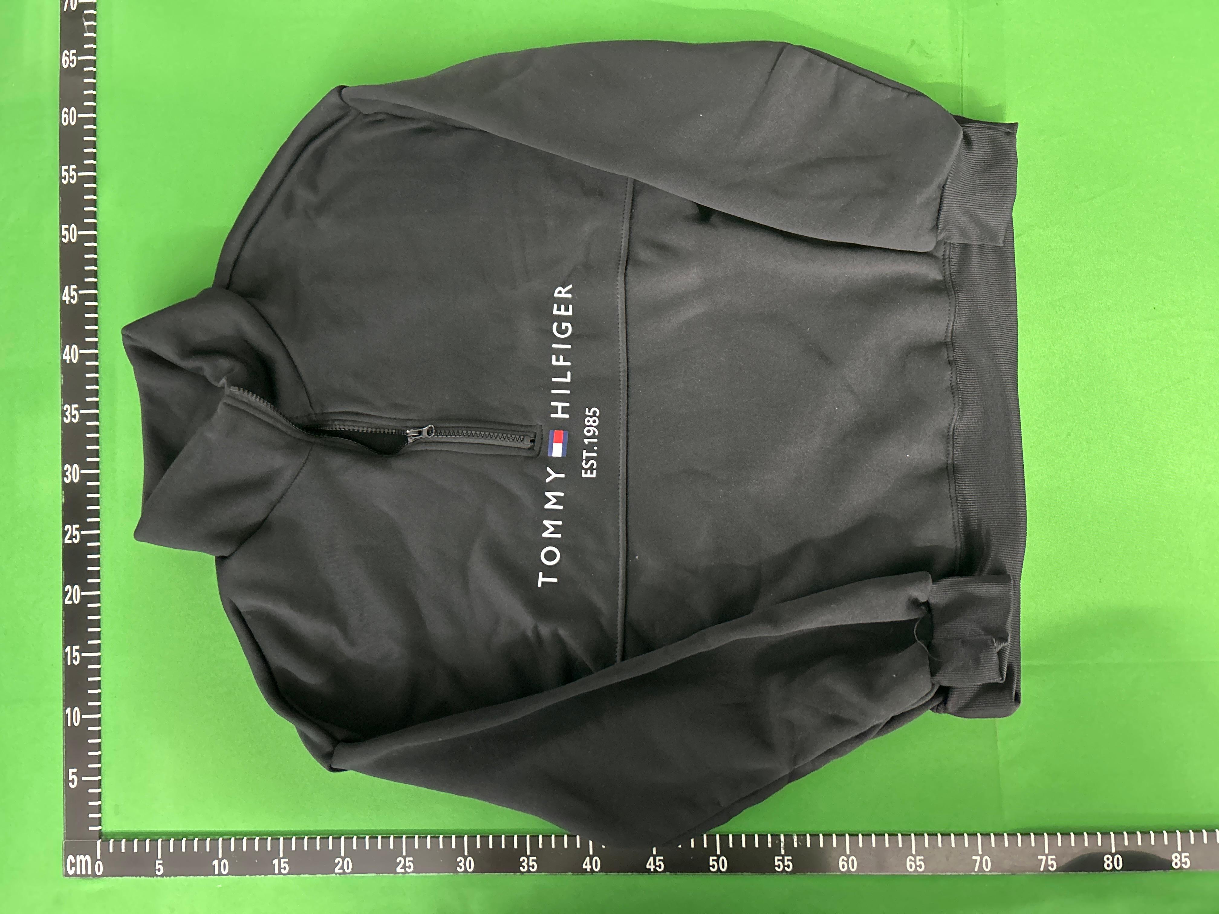Foto QC 3 de Tommy Hilfiger Zip Sweater Logo Quarter-Zip Navy