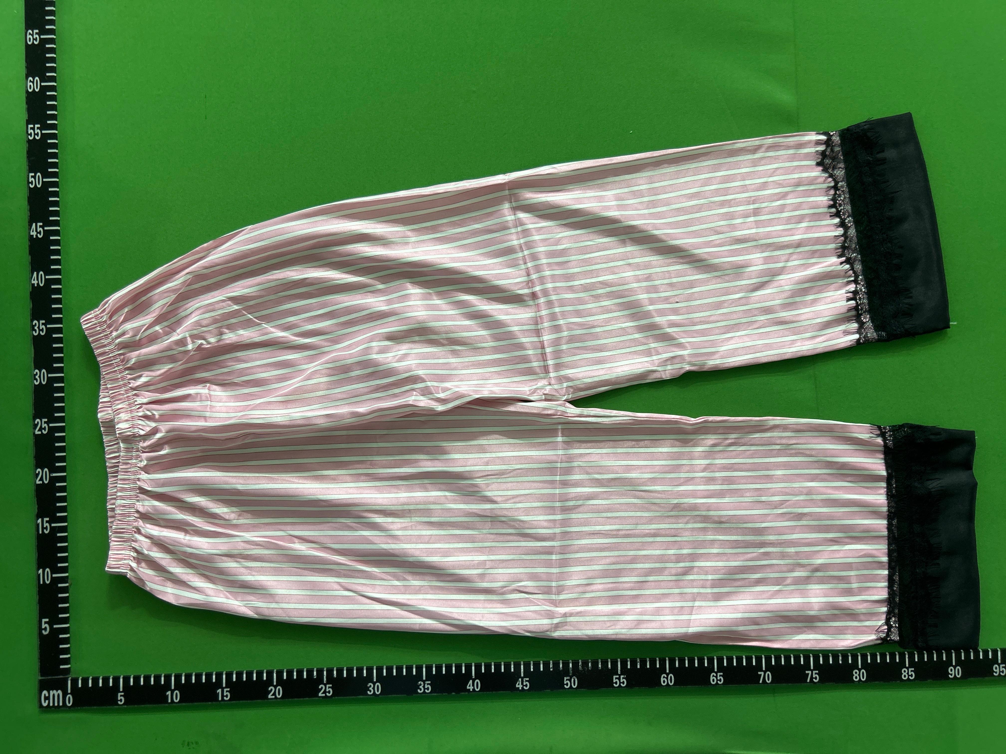 Foto QC 5 de Other Underwear Ice Silk Robe Pink Stripe