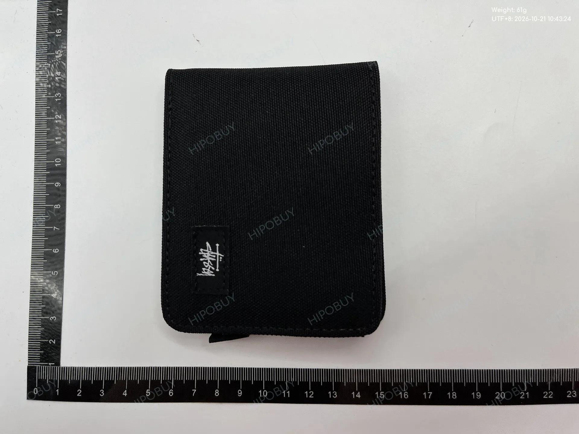 Foto QC 3 de Stussy Stock Wallet Canvas Black