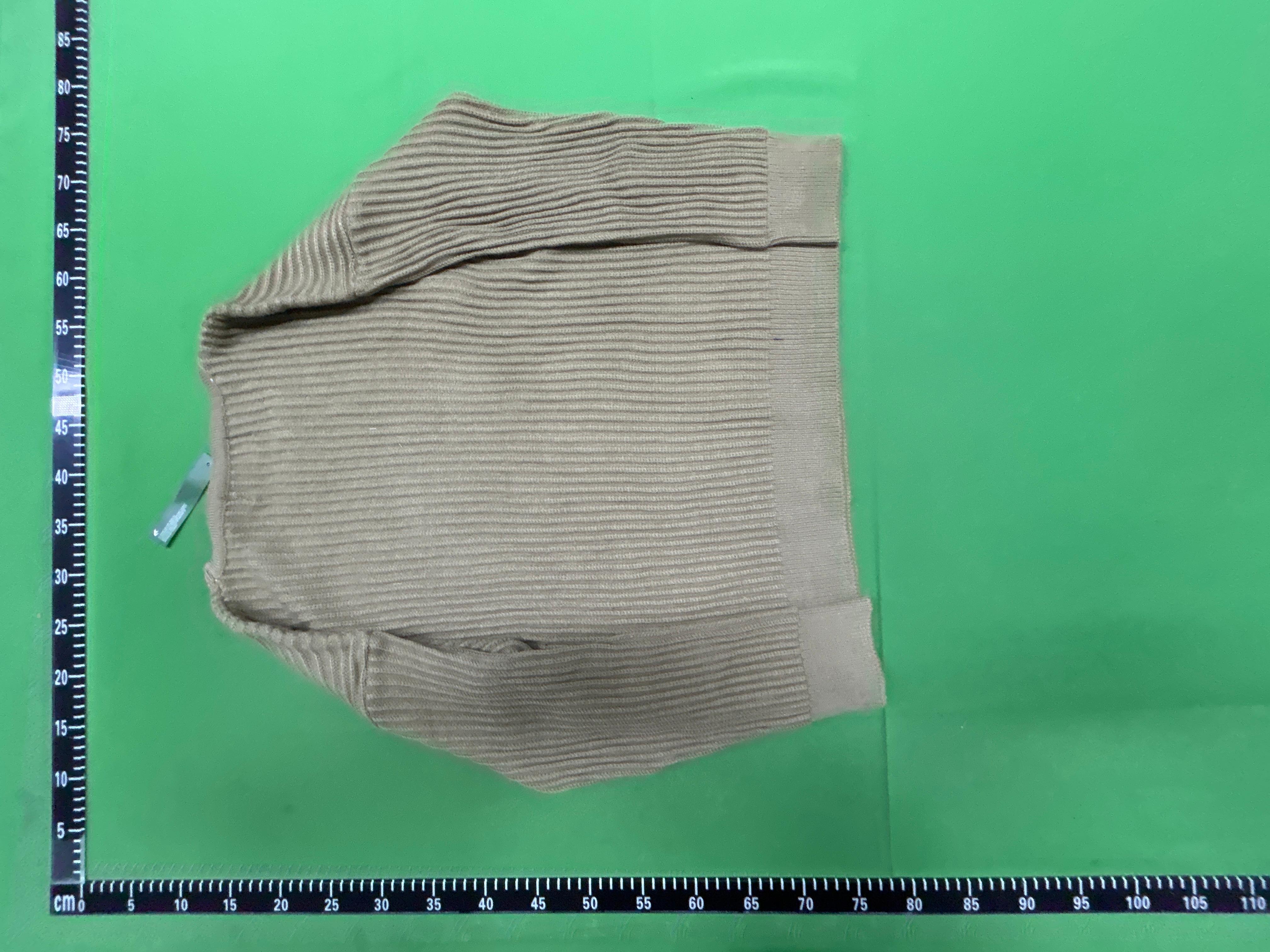 Foto QC 4 de Scuffers Essential Crewneck Sweater Ribbed Knit Green