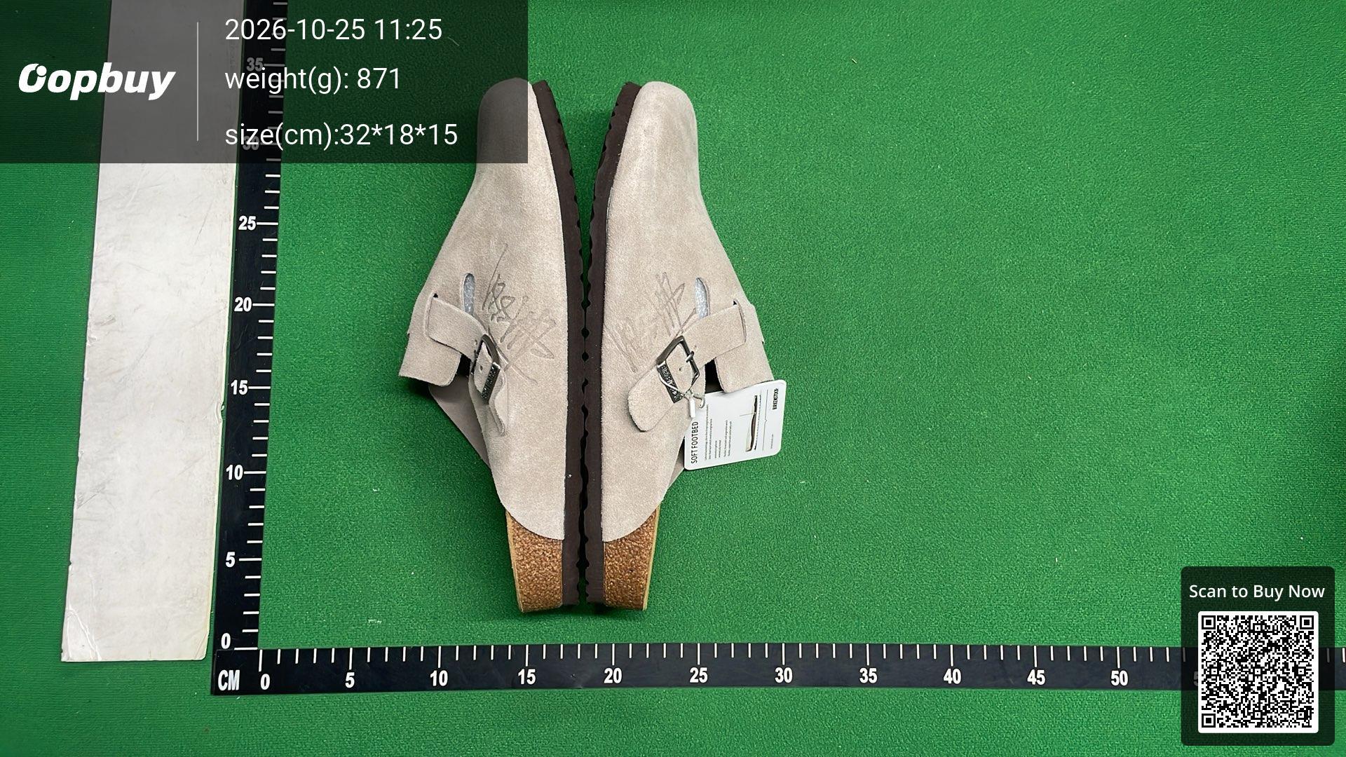 Foto QC 4 de Birkenstock Boston Pink Suede Soft Footbed Chrome Hearts Cross