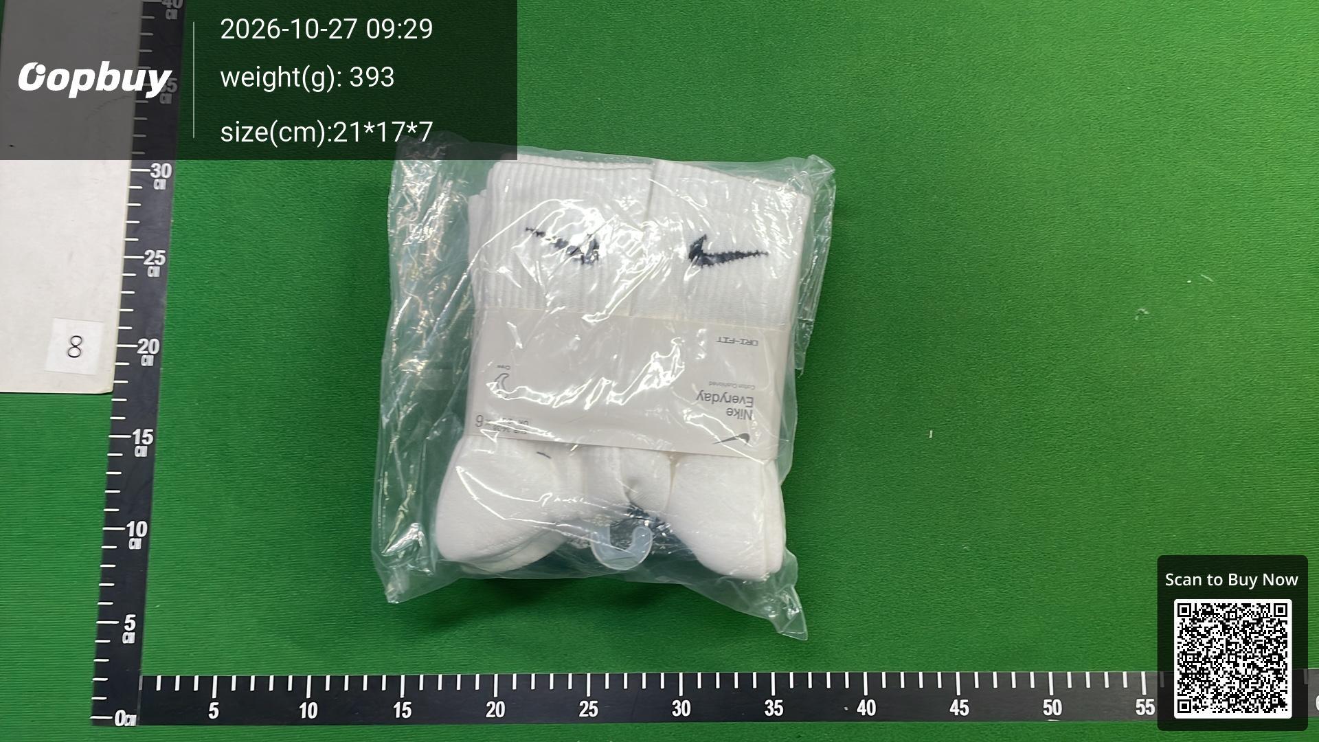Foto QC 1 de Nike Crew Socks Cushioned White